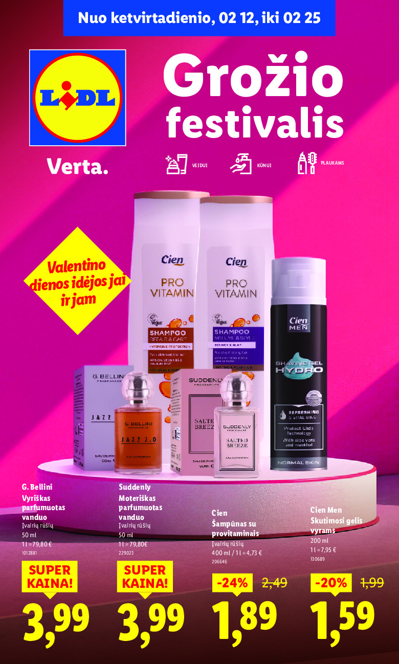 lidl - Grožio festivalis (2026-02-09 - 2026-02-25) - page: 1