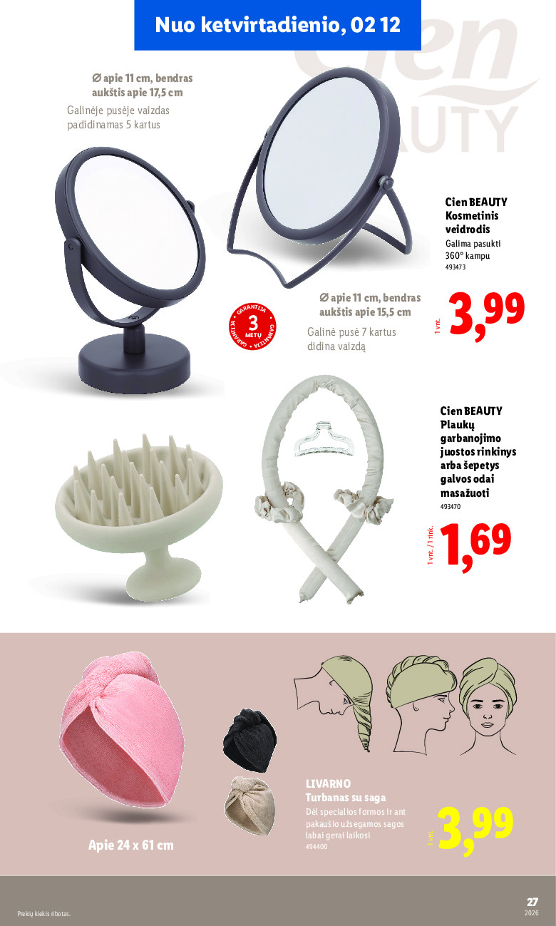 lidl - Grožio festivalis (2026-02-09 - 2026-02-25) - page: 27