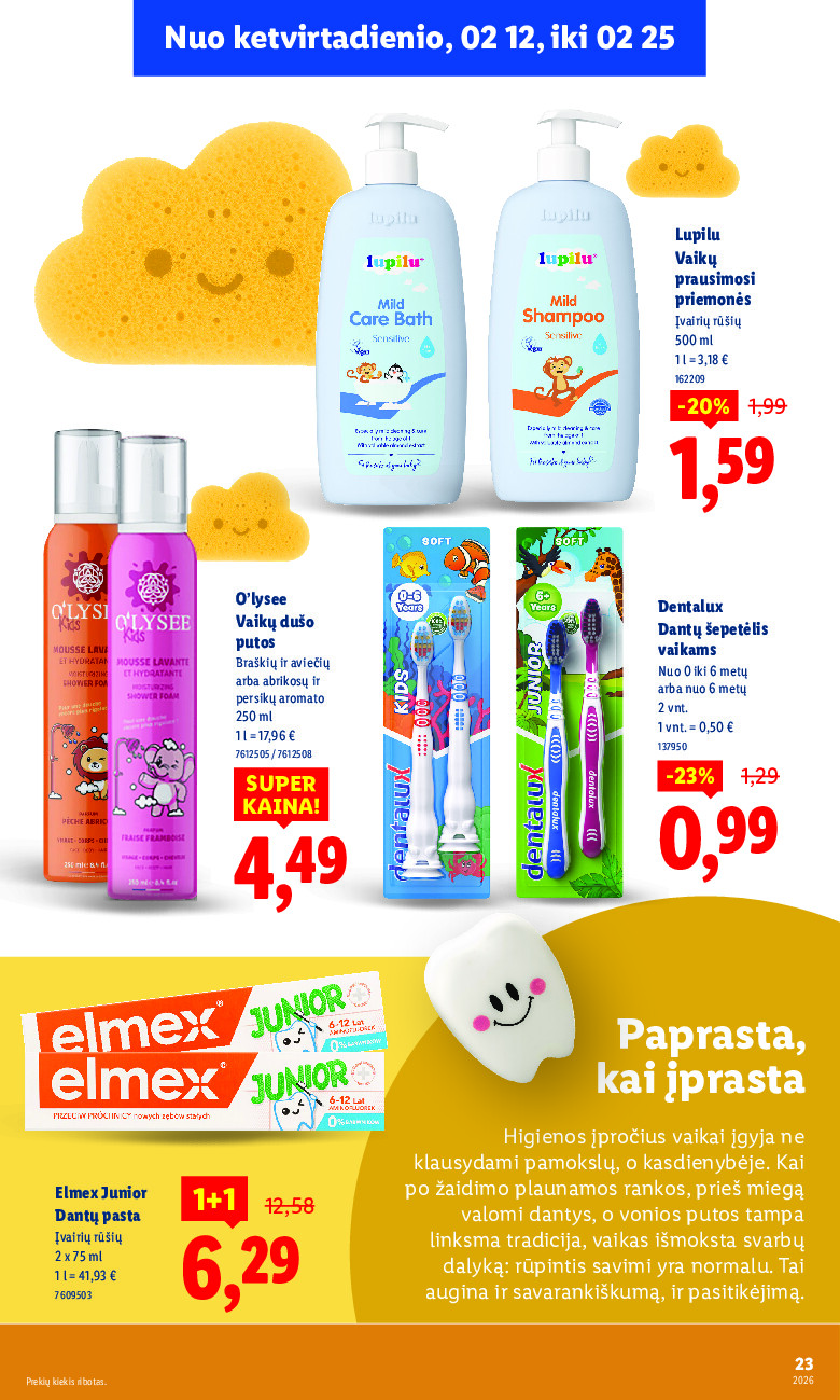 lidl - Grožio festivalis (2026-02-09 - 2026-02-25) - page: 23