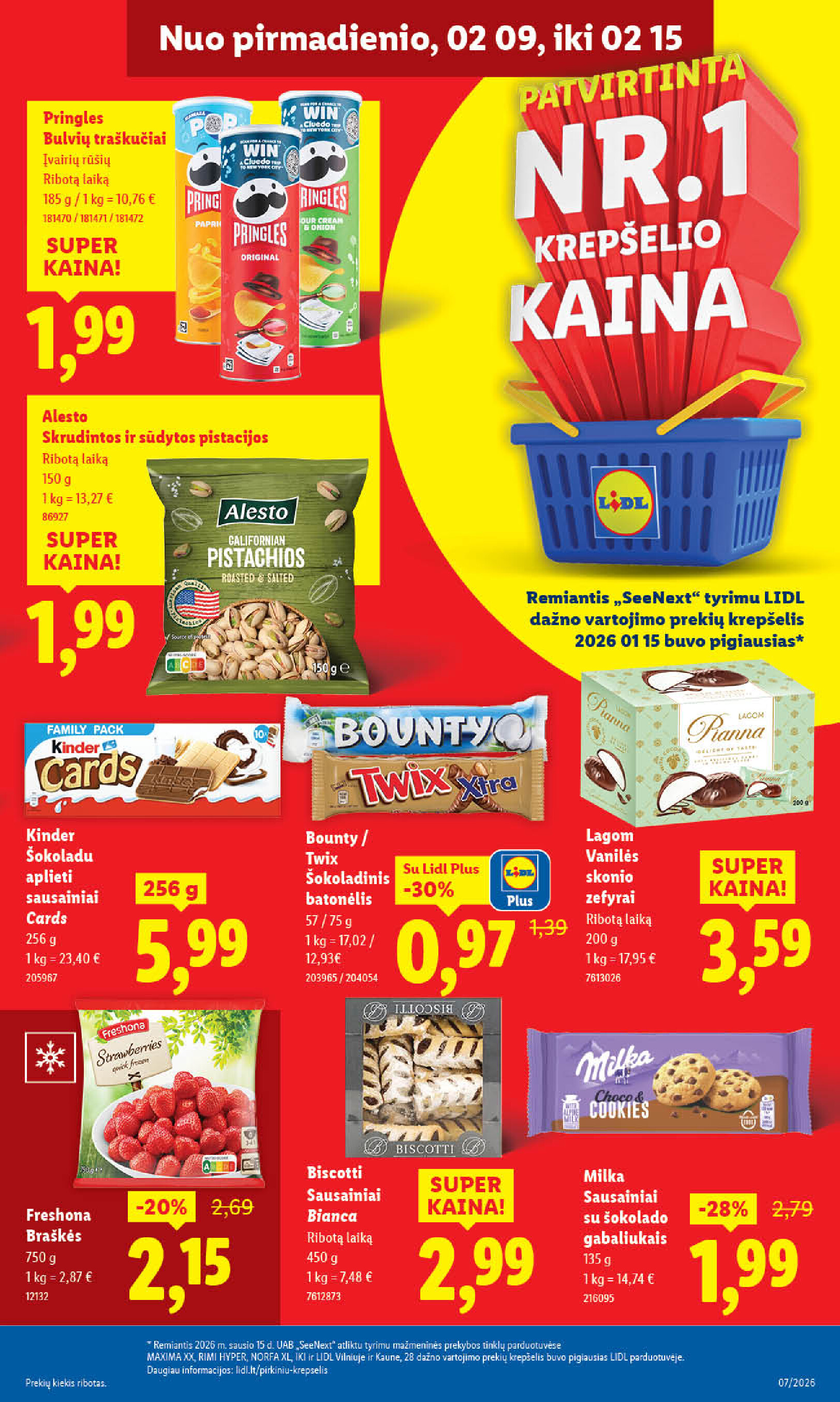 lidl - MAISTO PREKIŲ PASIŪLYMAI (2026-02-09 - 2026-02-15) - page: 17