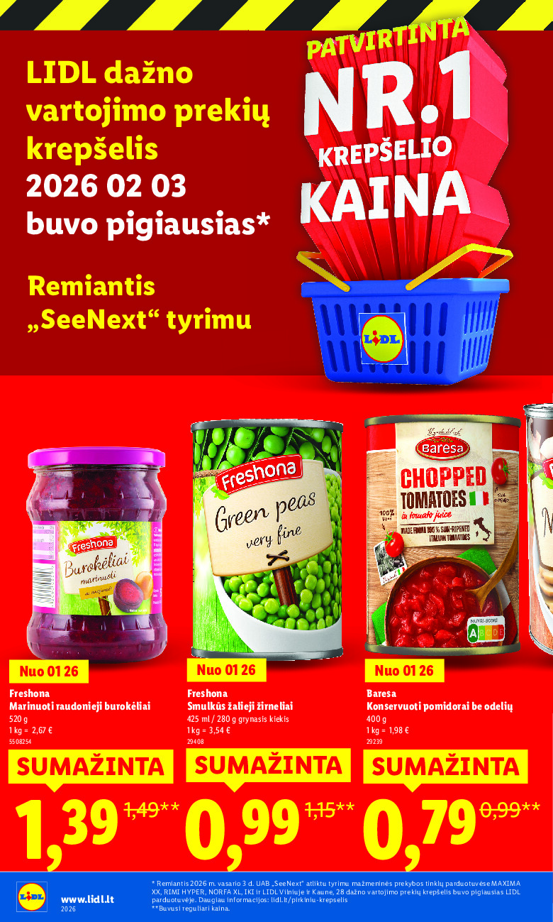 lidl - Ne akcija, o nauja kaina (2026-01-05 - 2026-02-22) - page: 16