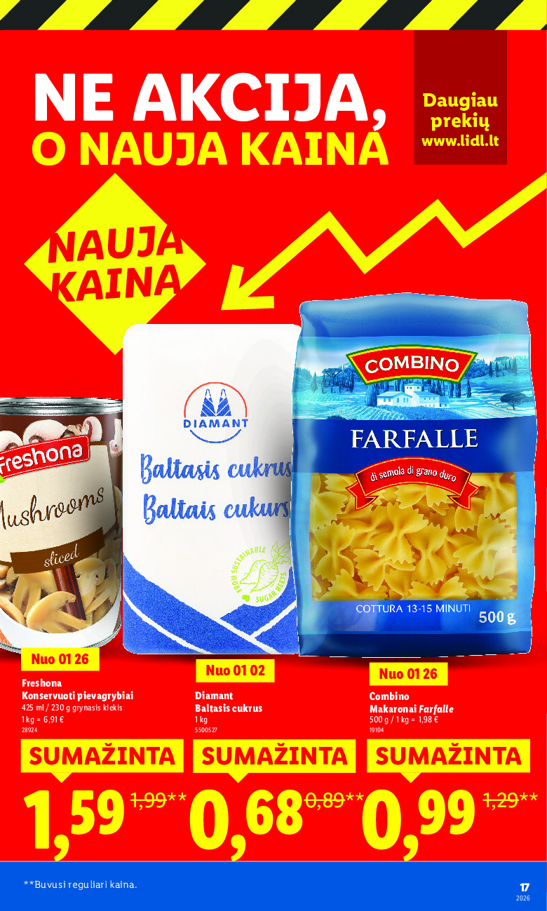 lidl - Ne akcija, o nauja kaina (2026-01-05 - 2026-02-22) - page: 17