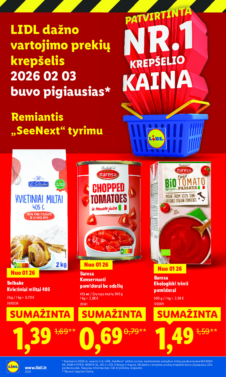 lidl - Ne akcija, o nauja kaina (2026-01-05 - 2026-02-22) - page: 18