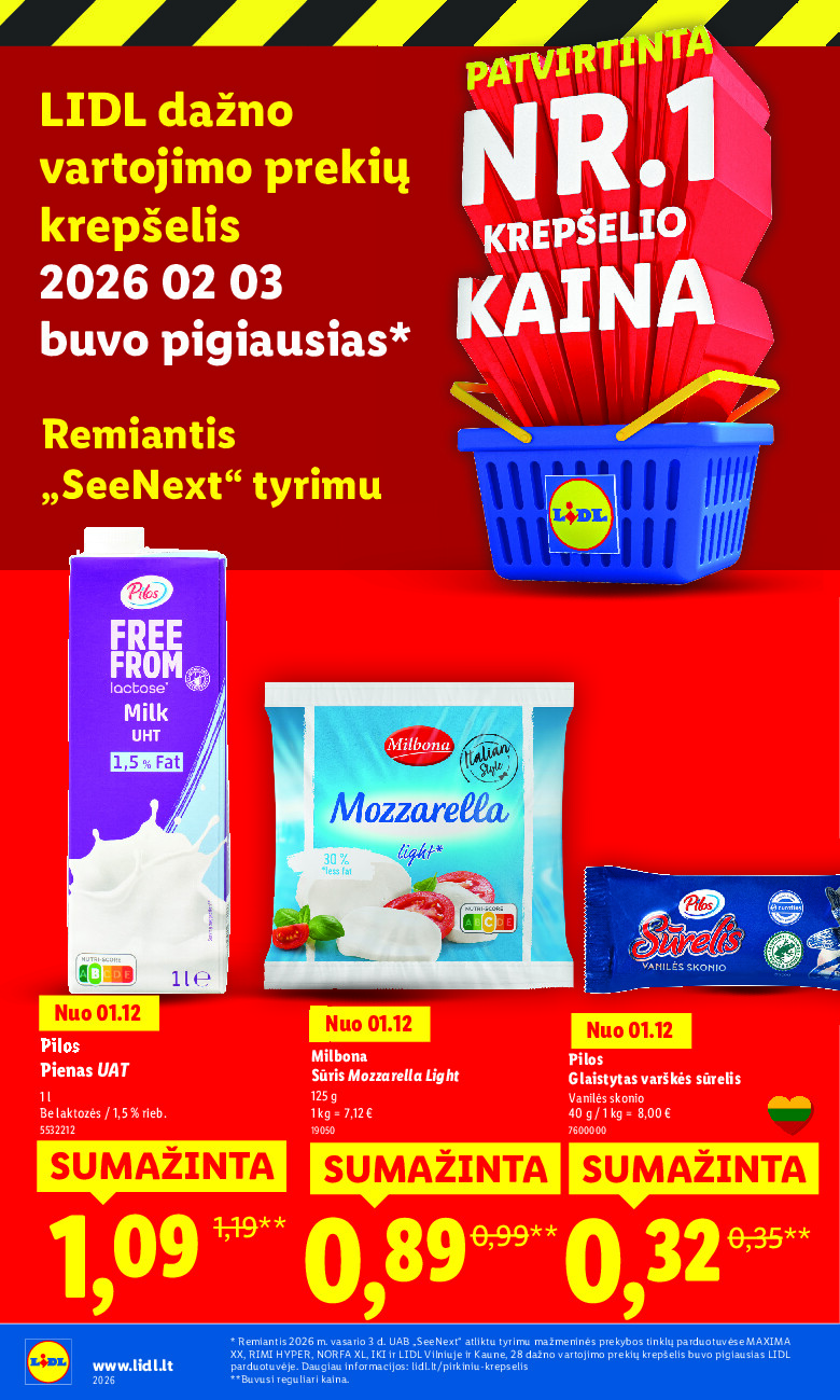 lidl - Ne akcija, o nauja kaina (2026-01-05 - 2026-02-22) - page: 26