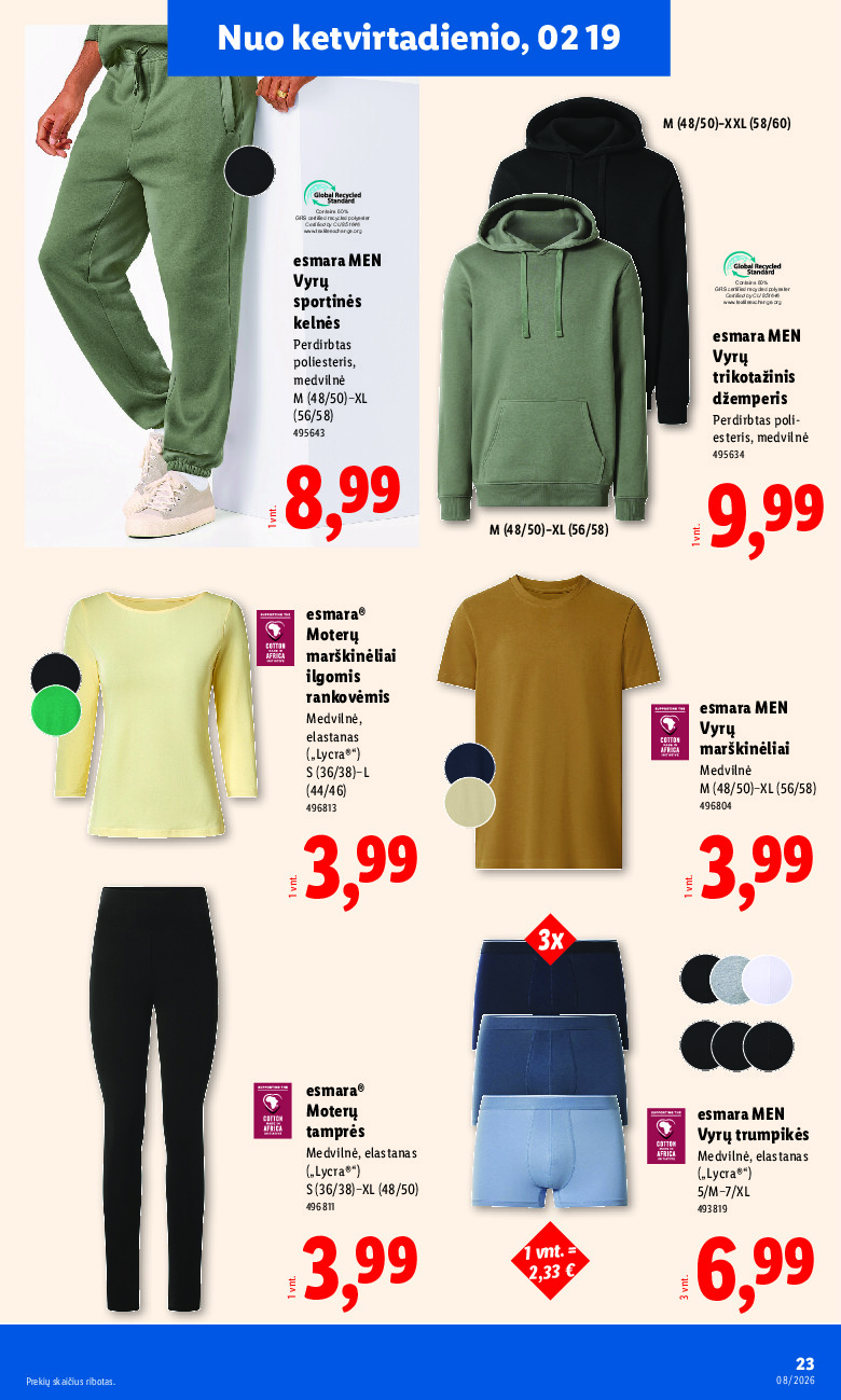 lidl - NE MAISTO PREKIŲ PASIŪLYMAI (2026-02-16 - 2026-02-22) - page: 23