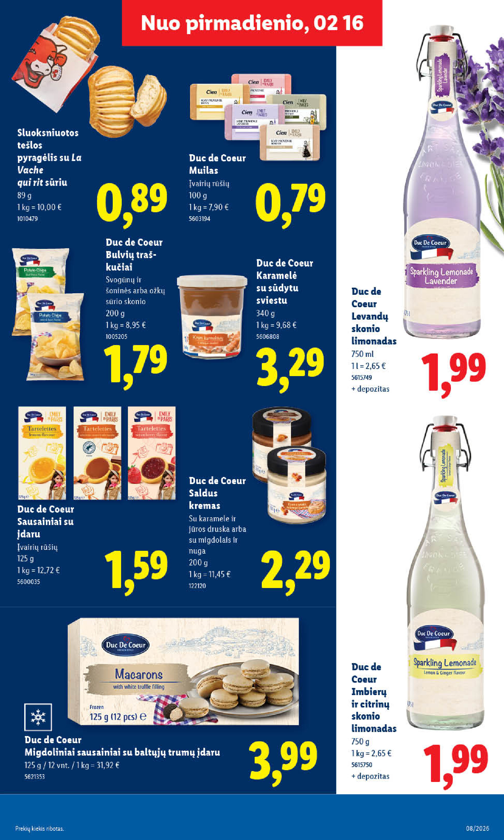 lidl - MAISTO PREKIŲ PASIŪLYMAI (2026-02-16 - 2026-02-22) - page: 21