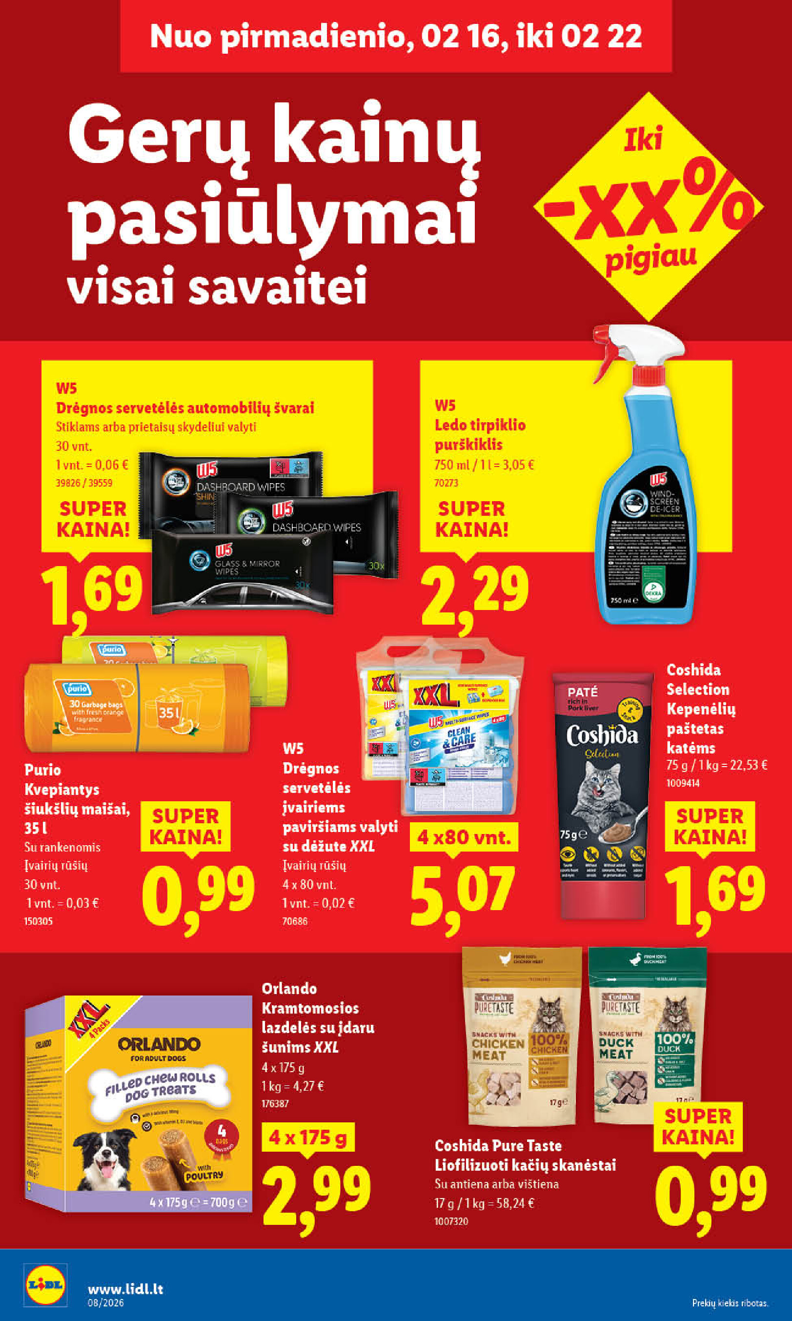 lidl - MAISTO PREKIŲ PASIŪLYMAI (2026-02-16 - 2026-02-22) - page: 26