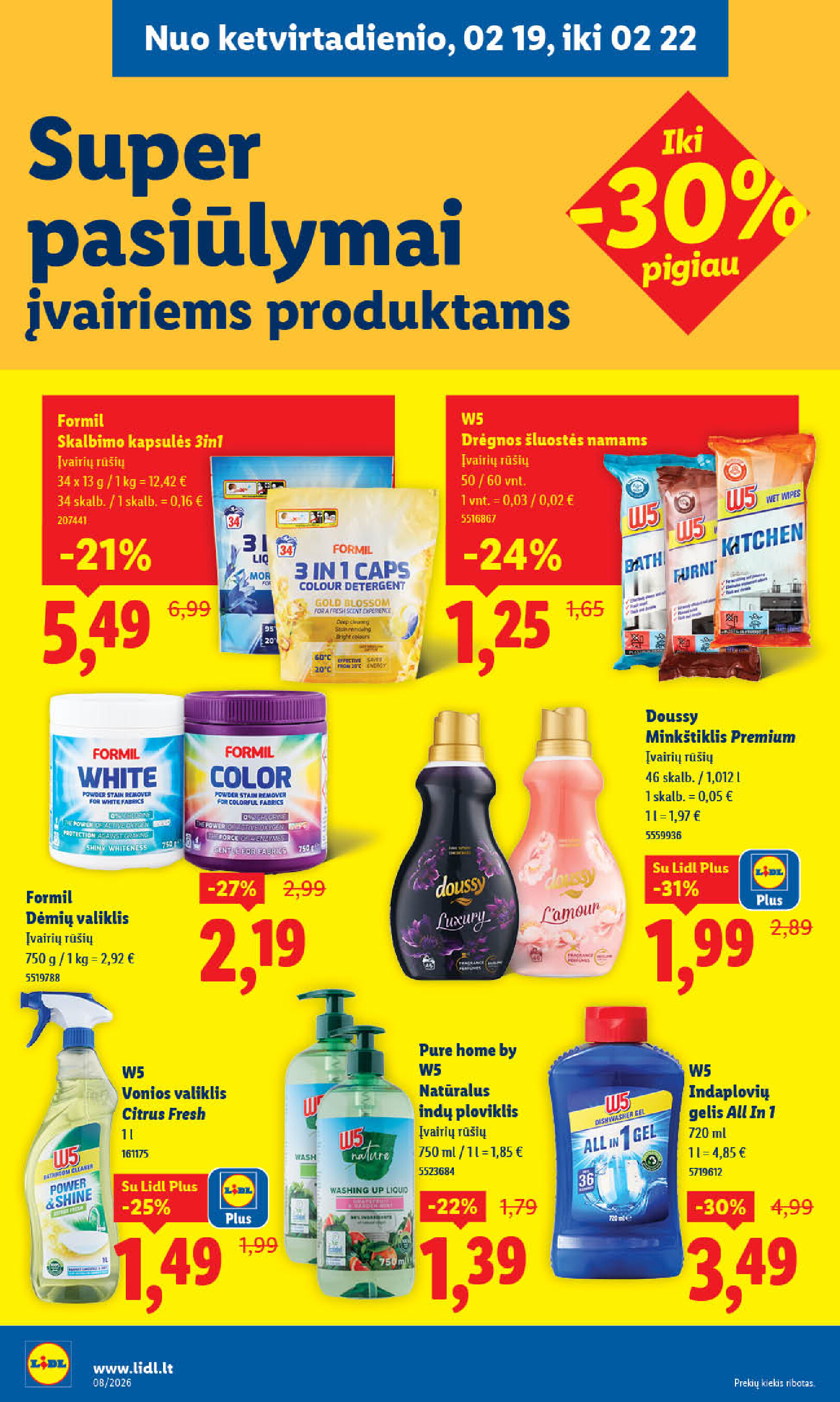 lidl - MAISTO PREKIŲ PASIŪLYMAI (2026-02-16 - 2026-02-22) - page: 28