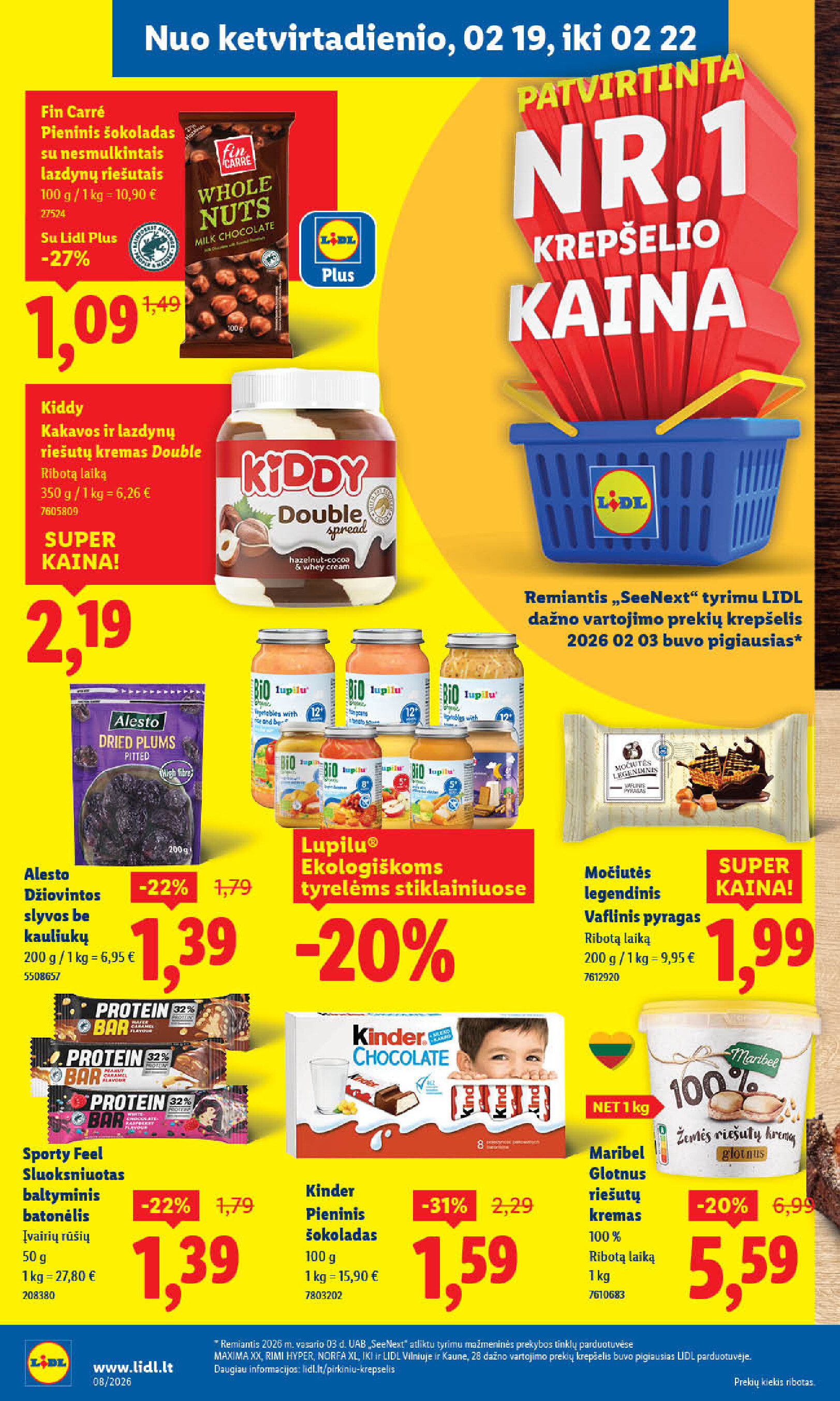 lidl - MAISTO PREKIŲ PASIŪLYMAI (2026-02-16 - 2026-02-22) - page: 34