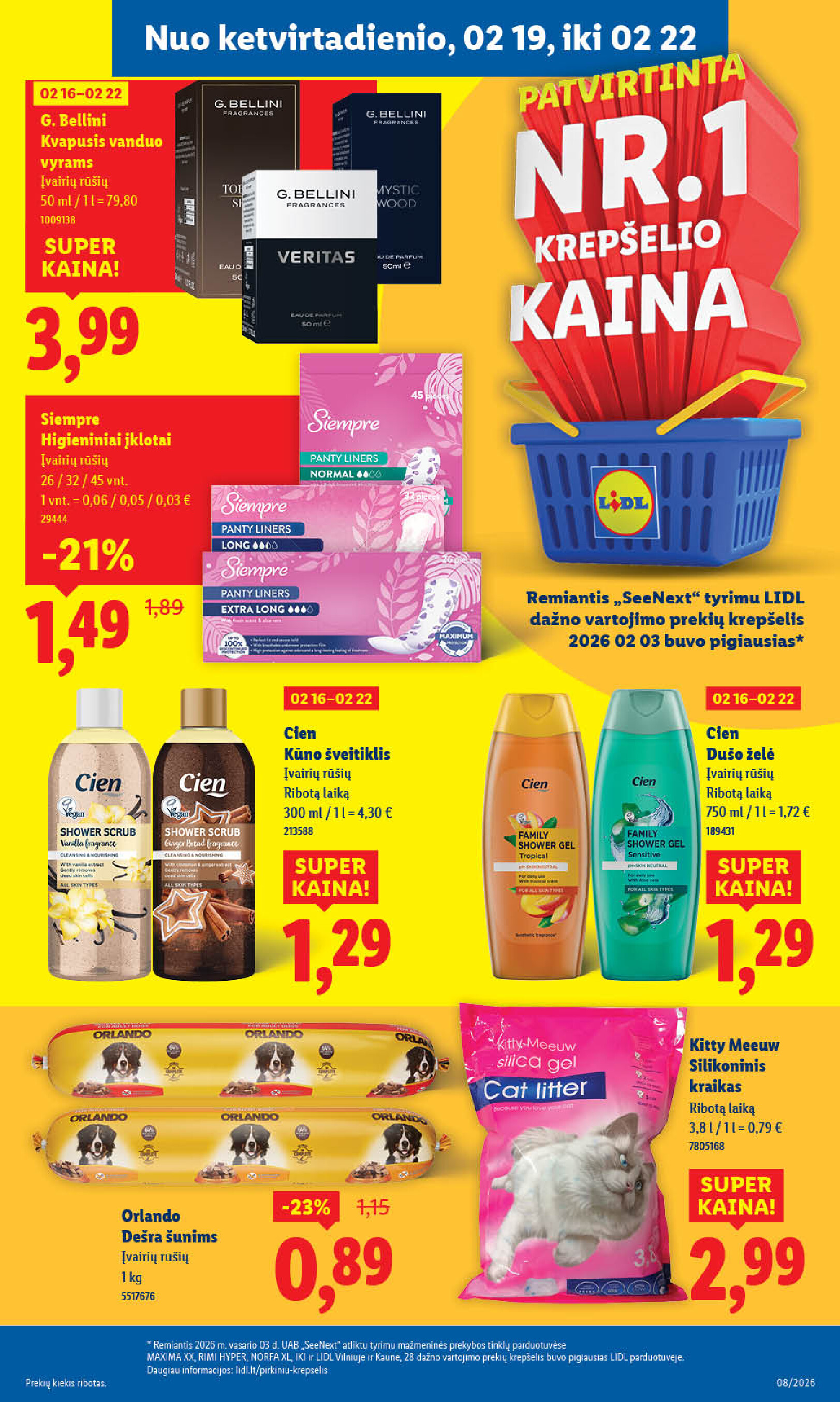 lidl - MAISTO PREKIŲ PASIŪLYMAI (2026-02-16 - 2026-02-22) - page: 29