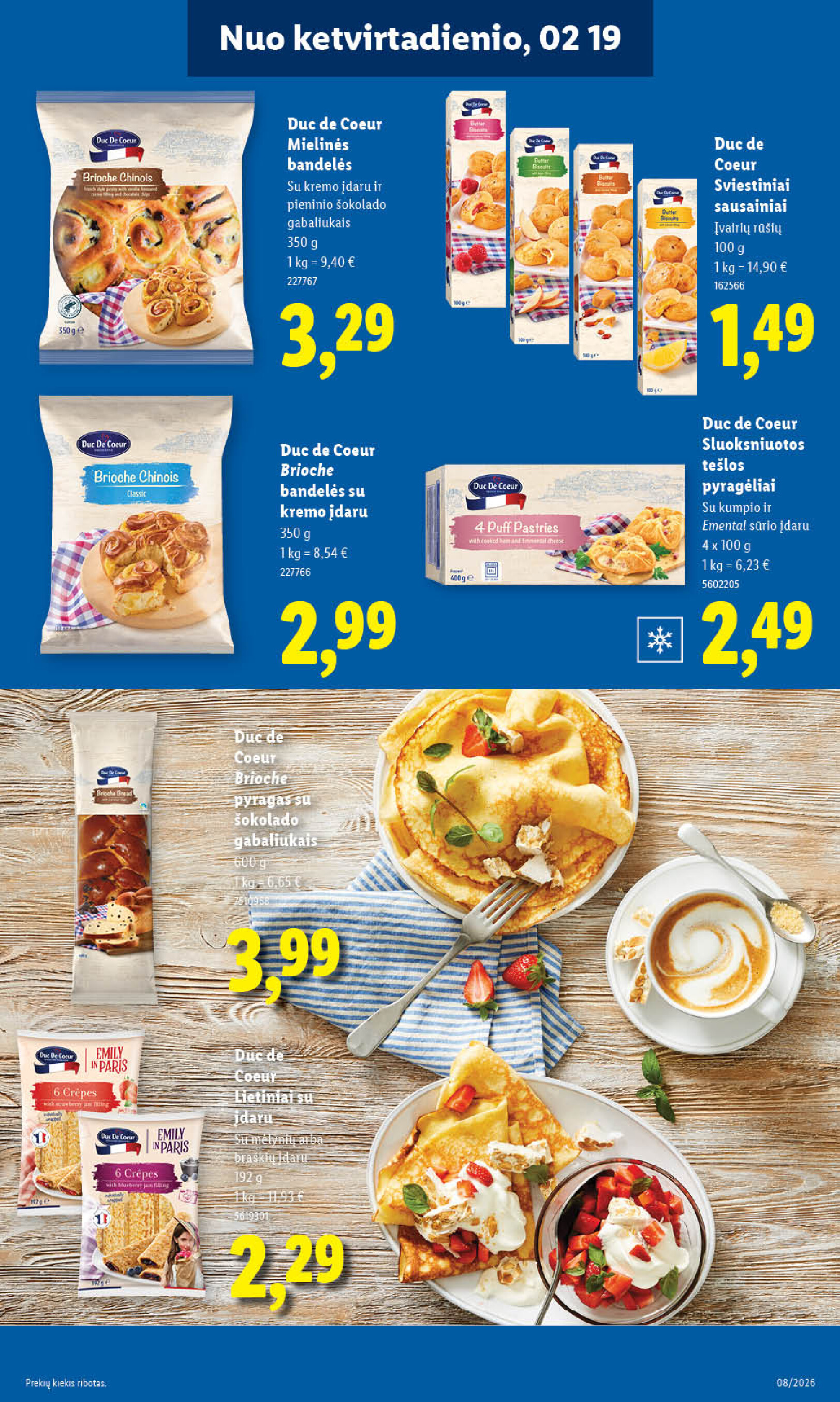lidl - MAISTO PREKIŲ PASIŪLYMAI (2026-02-16 - 2026-02-22) - page: 19