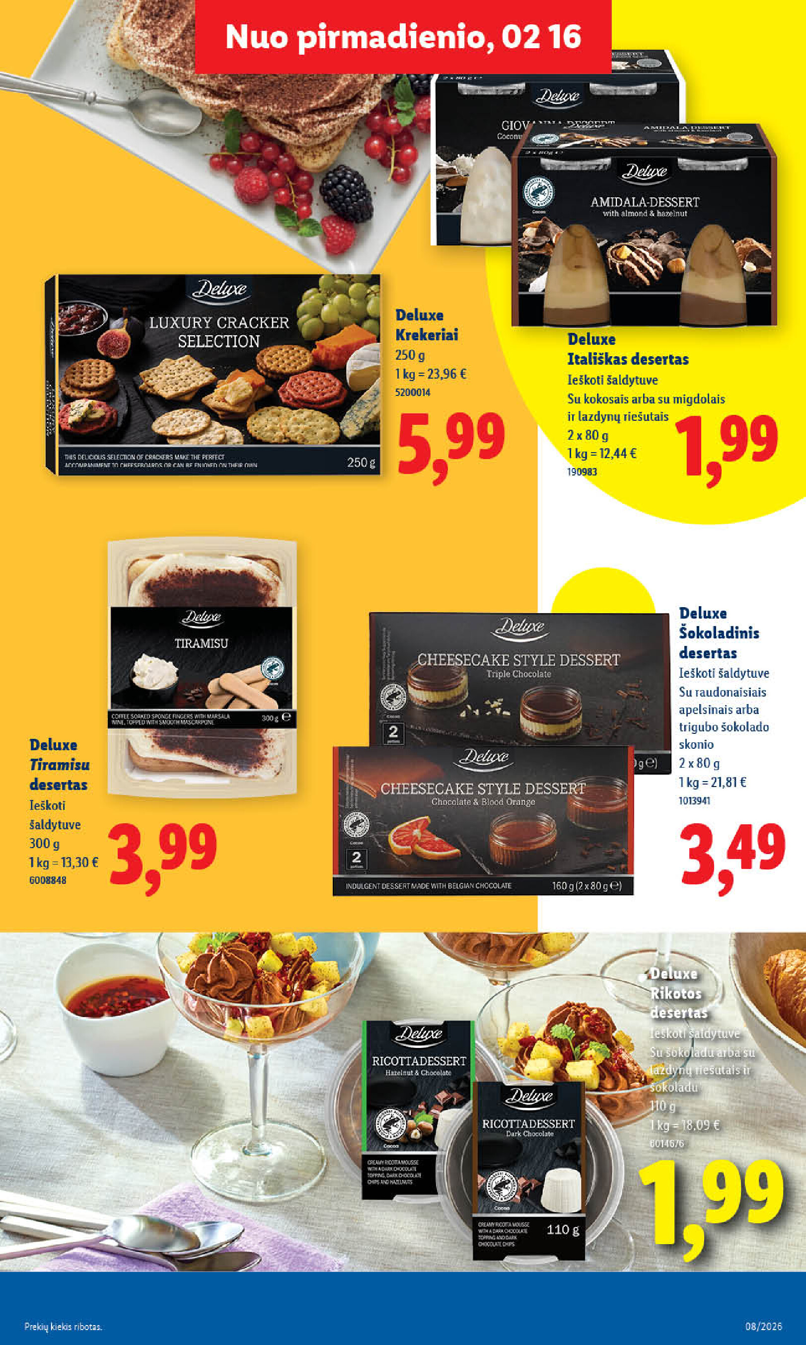 lidl - MAISTO PREKIŲ PASIŪLYMAI (2026-02-16 - 2026-02-22) - page: 13