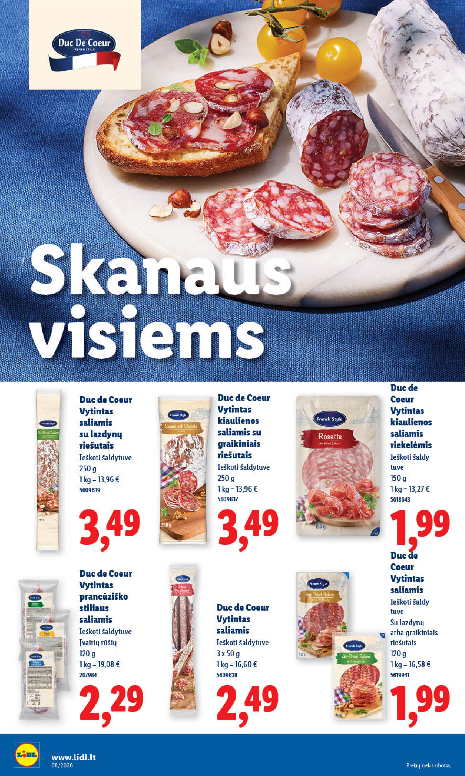 lidl - MAISTO PREKIŲ PASIŪLYMAI (2026-02-16 - 2026-02-22) - page: 14