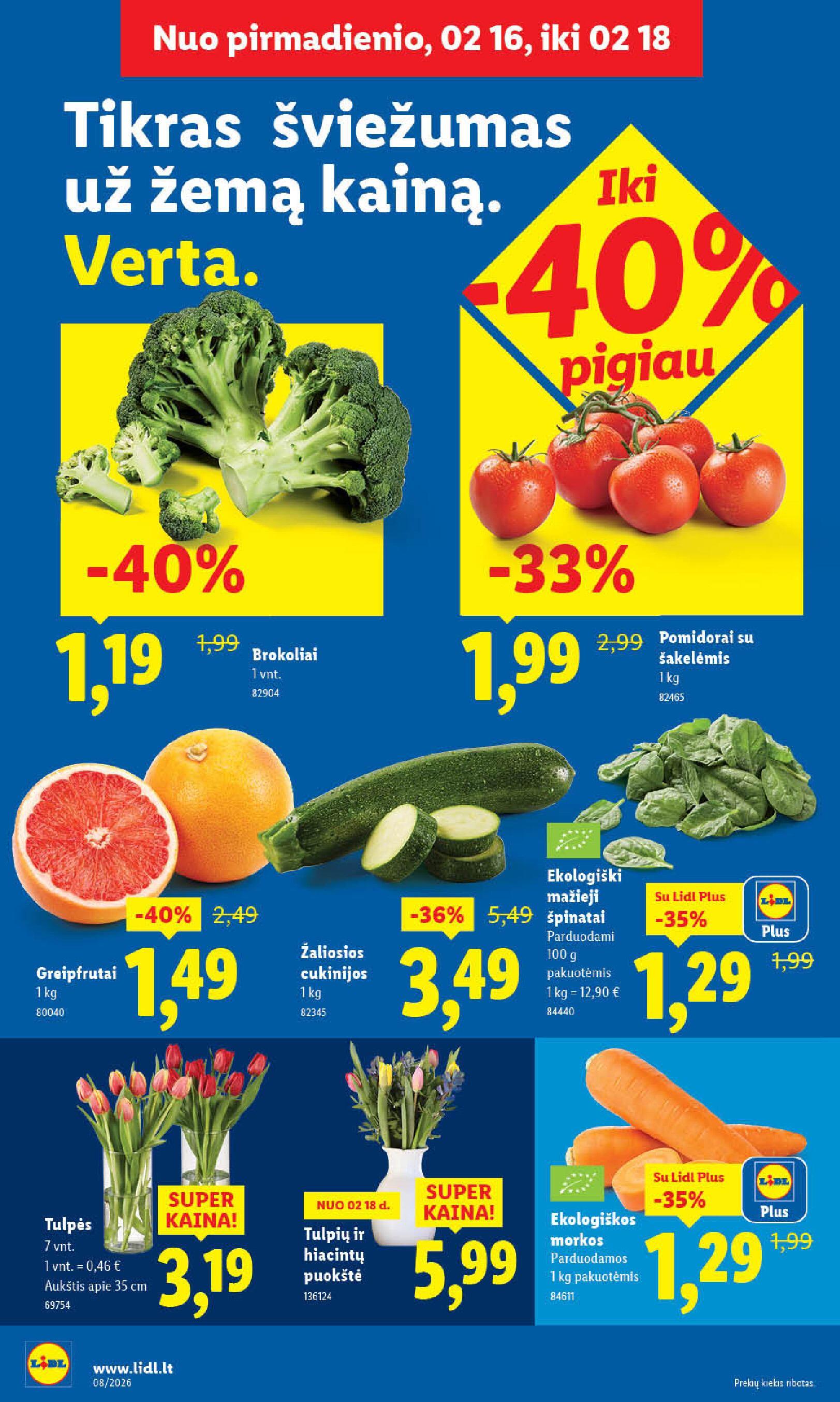 lidl - MAISTO PREKIŲ PASIŪLYMAI (2026-02-16 - 2026-02-22) - page: 4