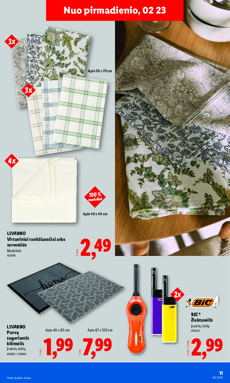 lidl - NE MAISTO PREKIŲ PASIŪLYMAI (2026-02-23 - 2026-03-01) - page: 11