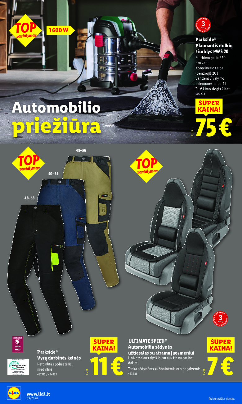 lidl - NE MAISTO PREKIŲ PASIŪLYMAI (2026-02-23 - 2026-03-01) - page: 14