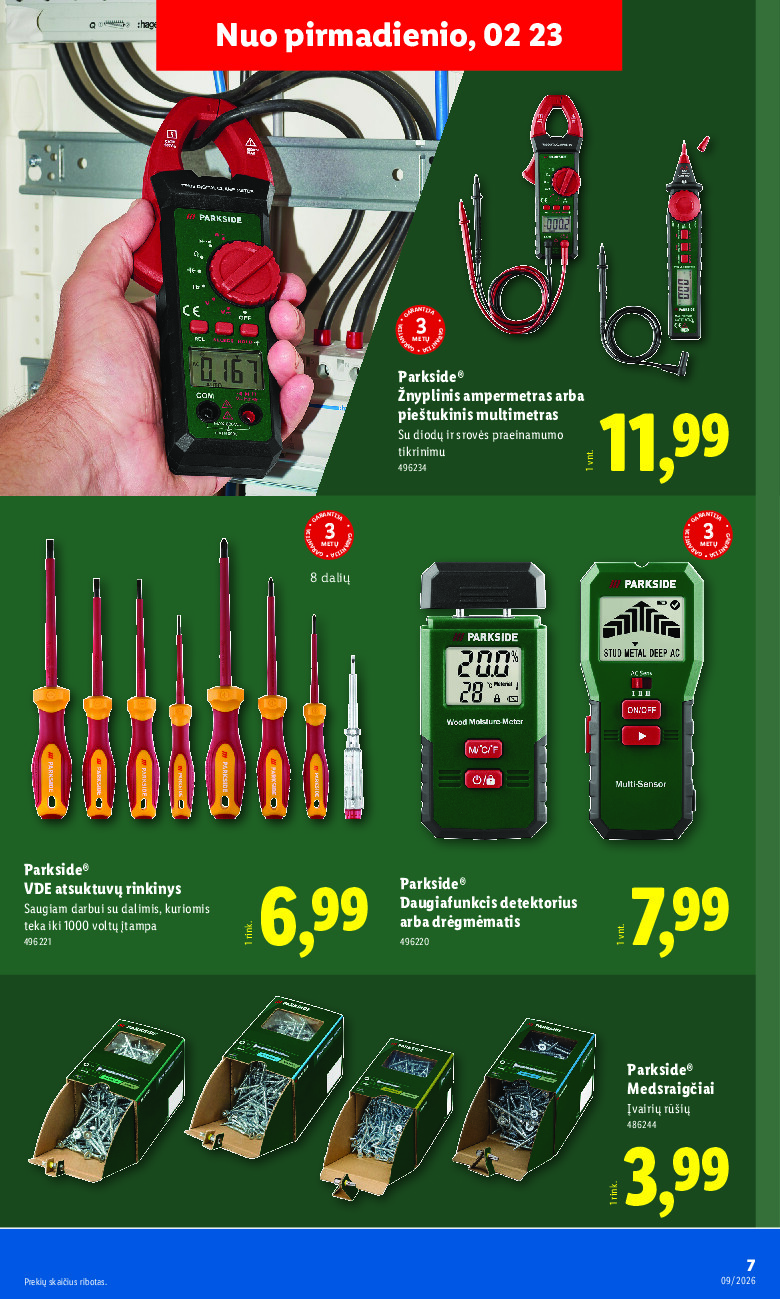 lidl - NE MAISTO PREKIŲ PASIŪLYMAI (2026-02-23 - 2026-03-01) - page: 7