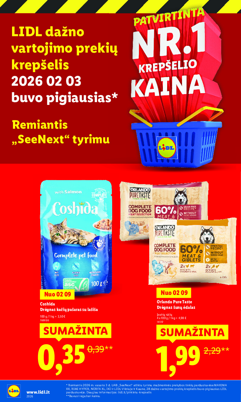 lidl - Ne akcija, o nauja kaina (2026-01-05 - 2026-03-09) - page: 16