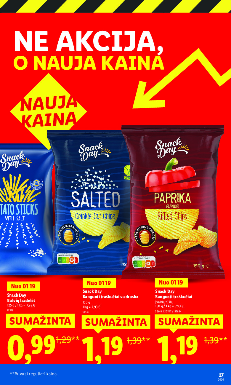 lidl - Ne akcija, o nauja kaina (2026-01-05 - 2026-03-09) - page: 25