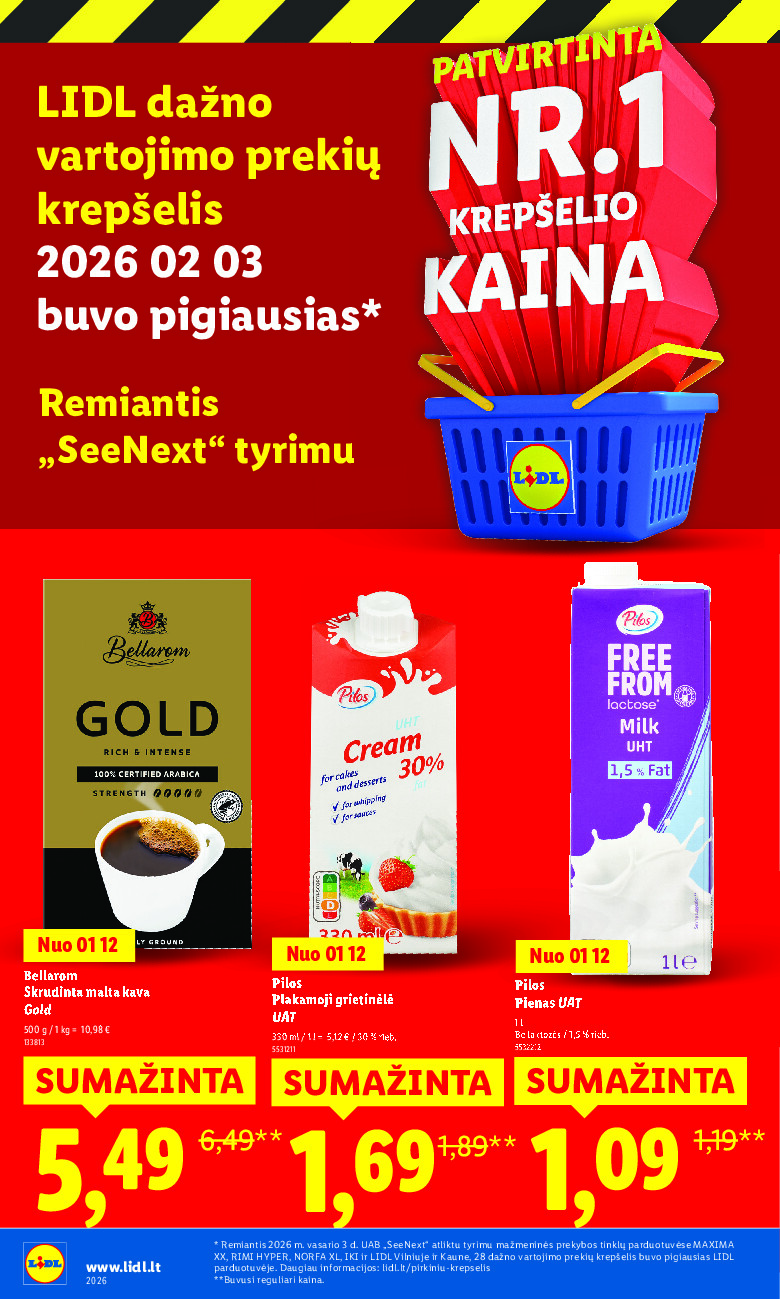 lidl - Ne akcija, o nauja kaina (2026-01-05 - 2026-03-09) - page: 26