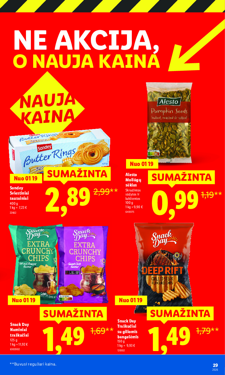 lidl - Ne akcija, o nauja kaina (2026-01-05 - 2026-03-09) - page: 27