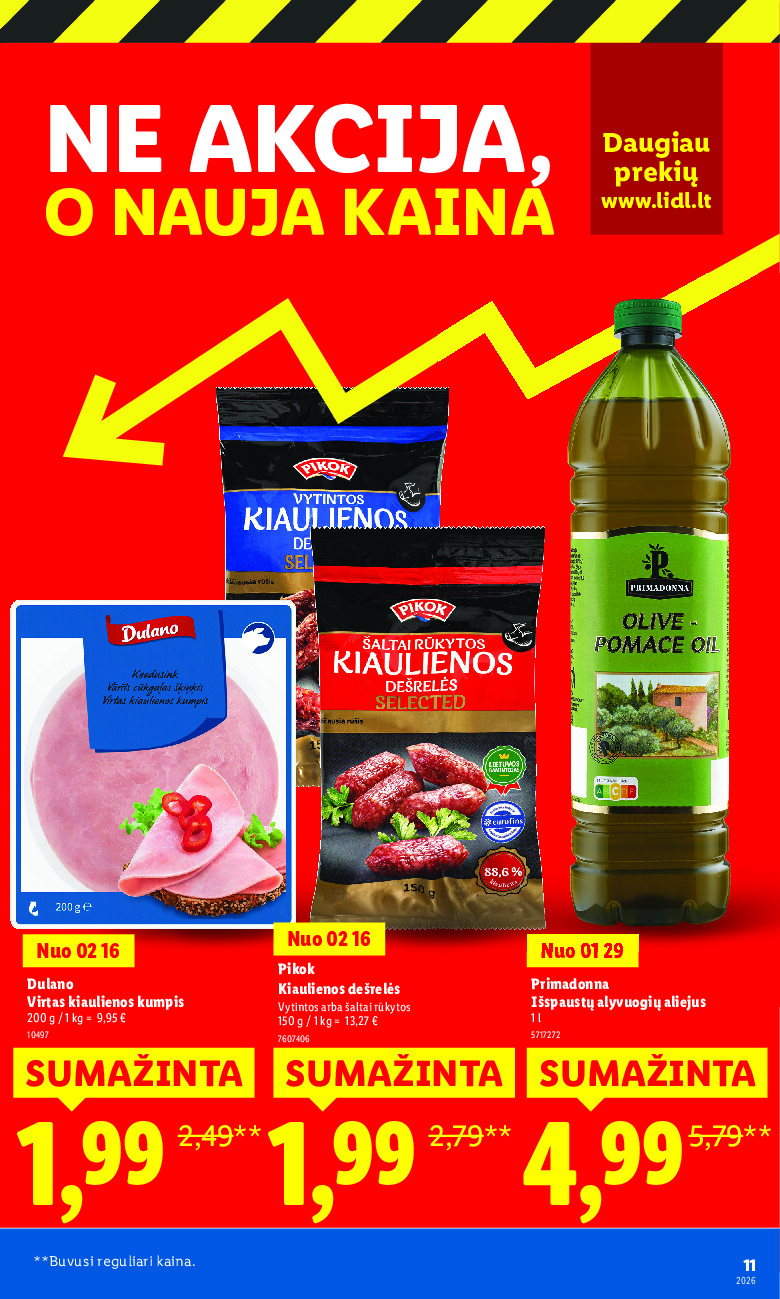 lidl - Ne akcija, o nauja kaina (2026-01-05 - 2026-03-09) - page: 9