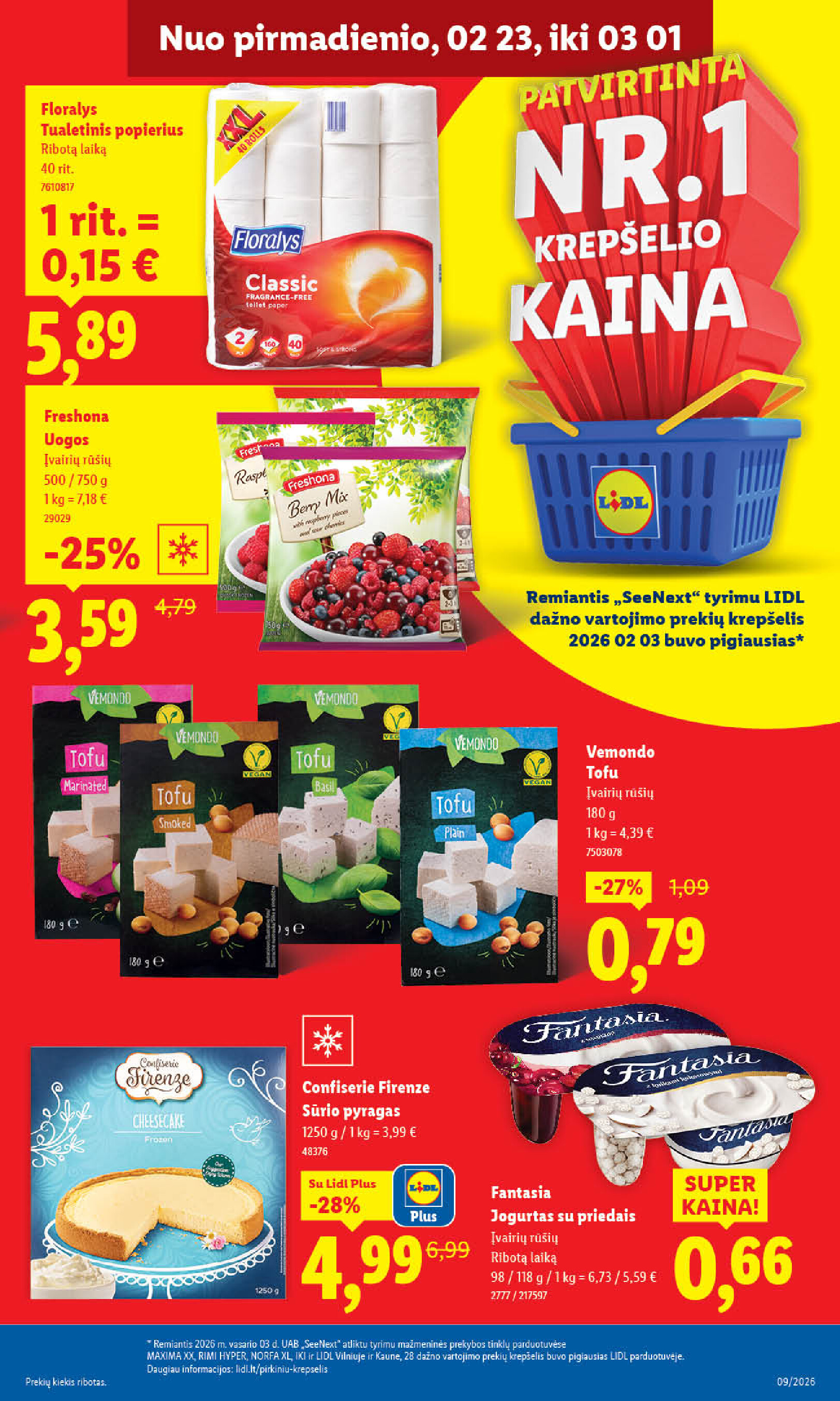 lidl - MAISTO PREKIŲ PASIŪLYMAI (2026-02-23 - 2026-03-01) - page: 27