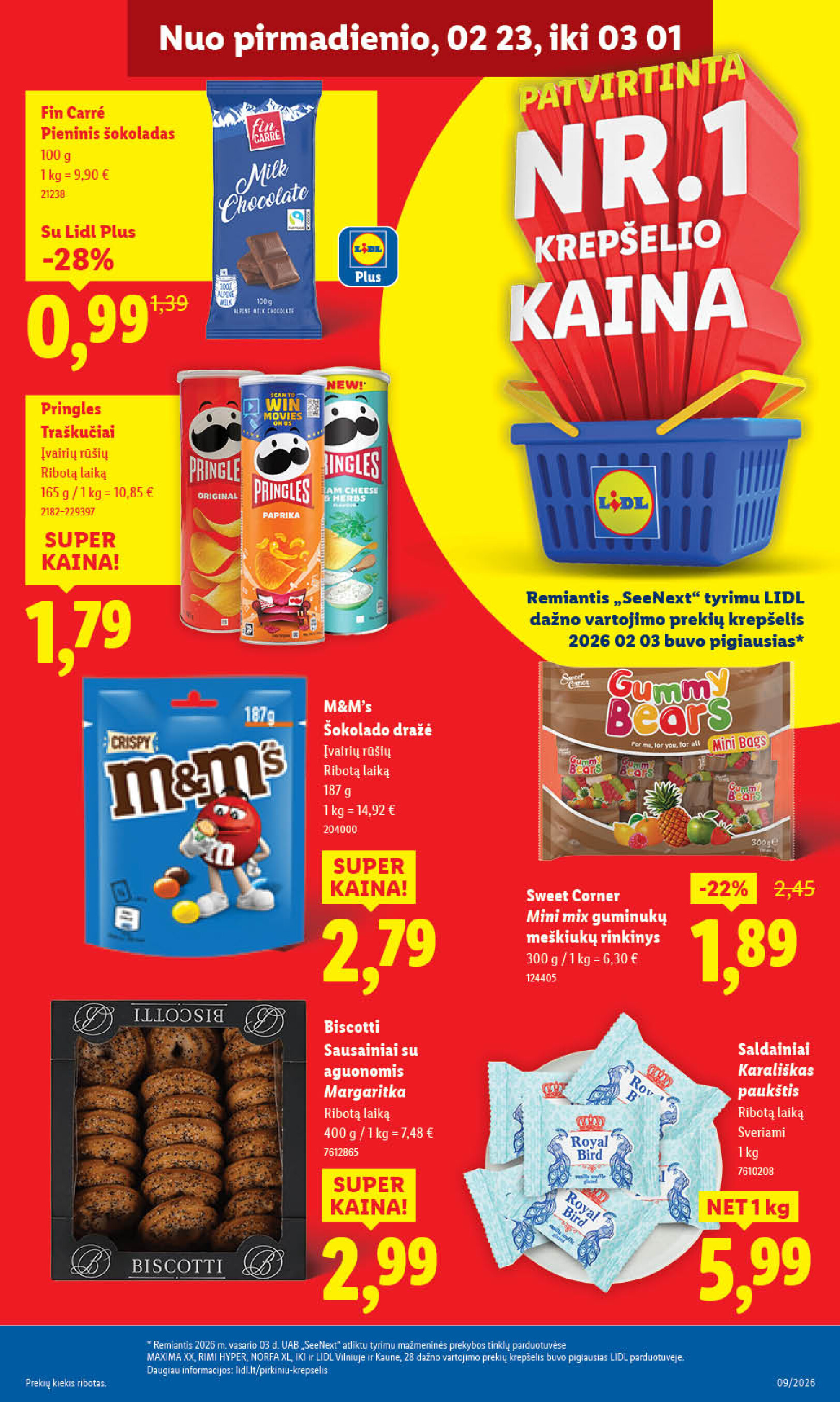 lidl - MAISTO PREKIŲ PASIŪLYMAI (2026-02-23 - 2026-03-01) - page: 31
