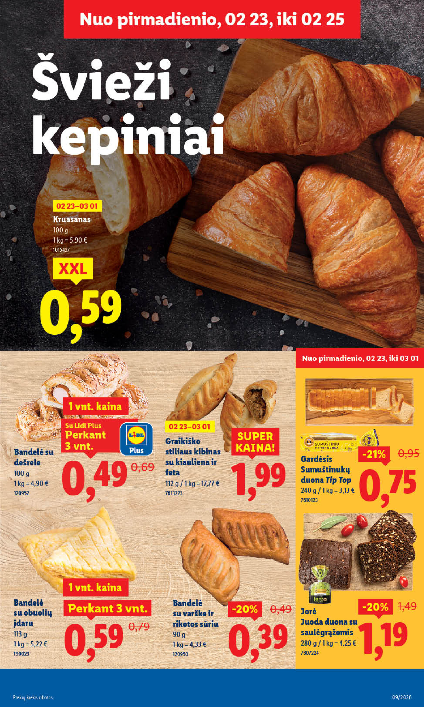lidl - MAISTO PREKIŲ PASIŪLYMAI (2026-02-23 - 2026-03-01) - page: 7