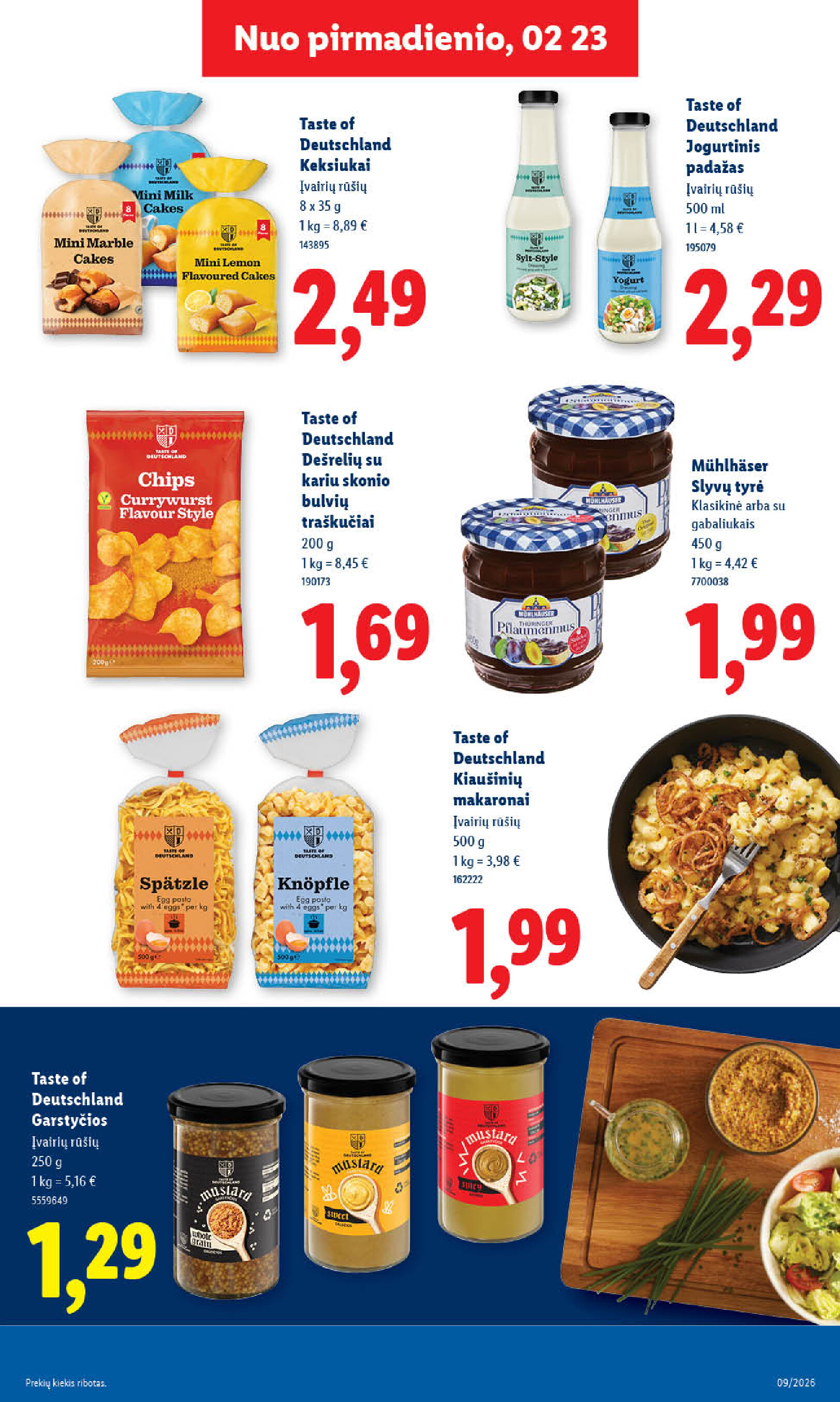 lidl - MAISTO PREKIŲ PASIŪLYMAI (2026-02-23 - 2026-03-01) - page: 19