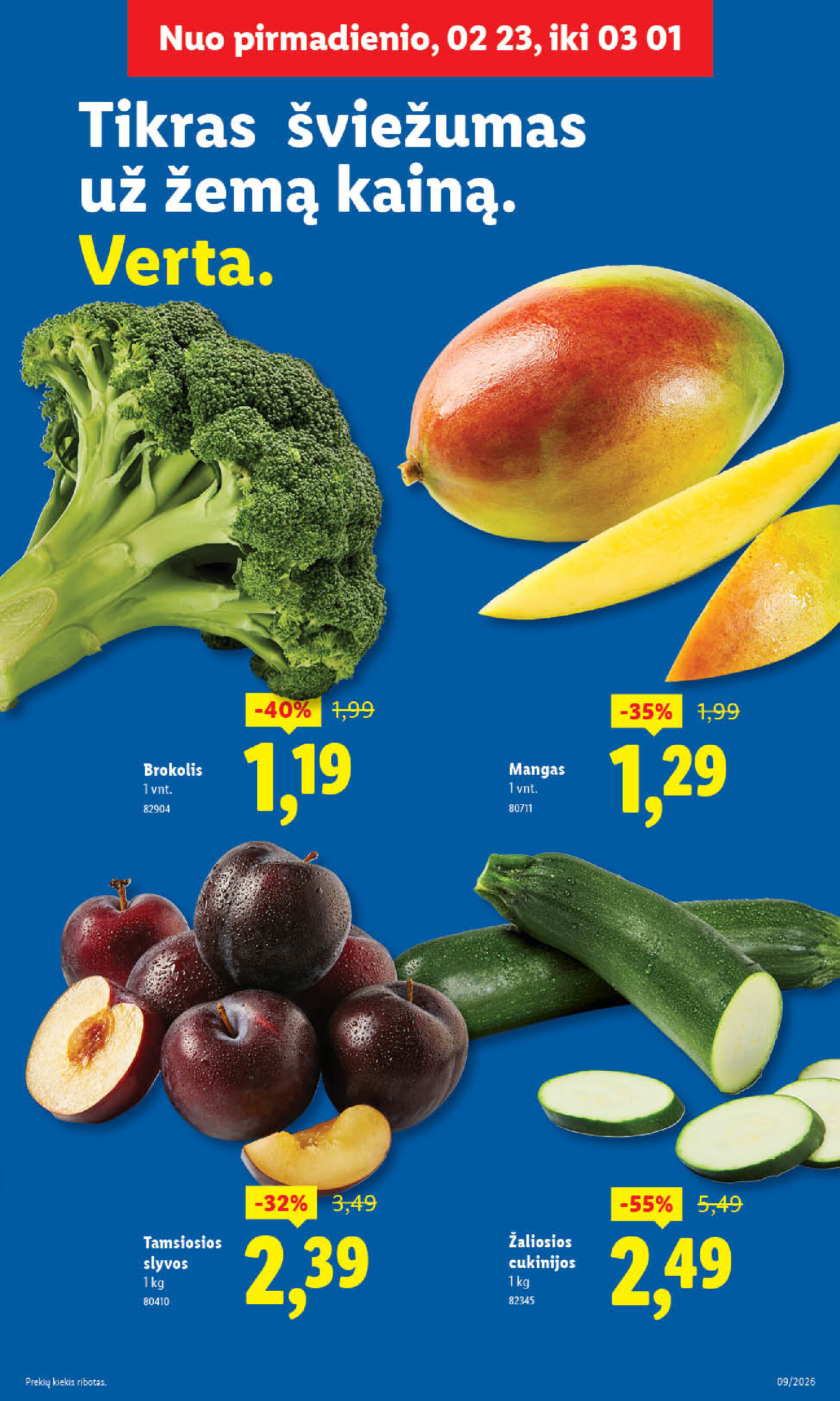 lidl - MAISTO PREKIŲ PASIŪLYMAI (2026-02-23 - 2026-03-01) - page: 5