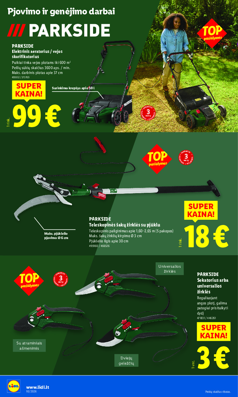 lidl - NE MAISTO PREKIŲ PASIŪLYMAI (2026-03-02 - 2026-03-08) - page: 18