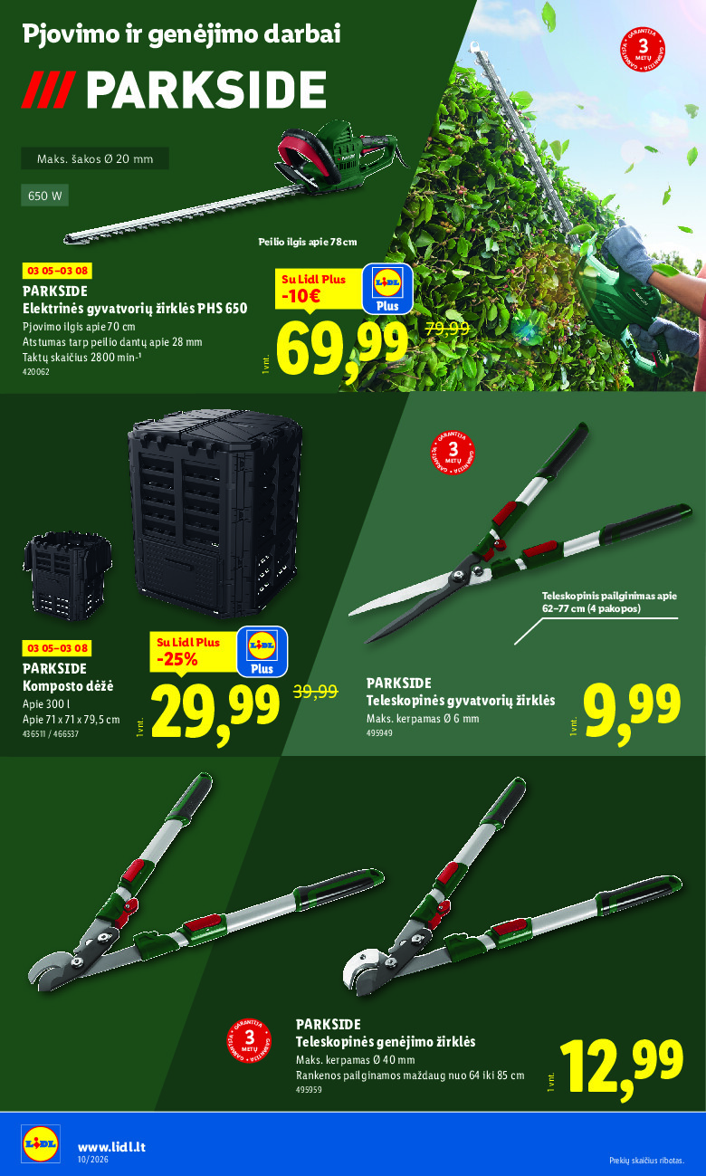 lidl - NE MAISTO PREKIŲ PASIŪLYMAI (2026-03-02 - 2026-03-08) - page: 20