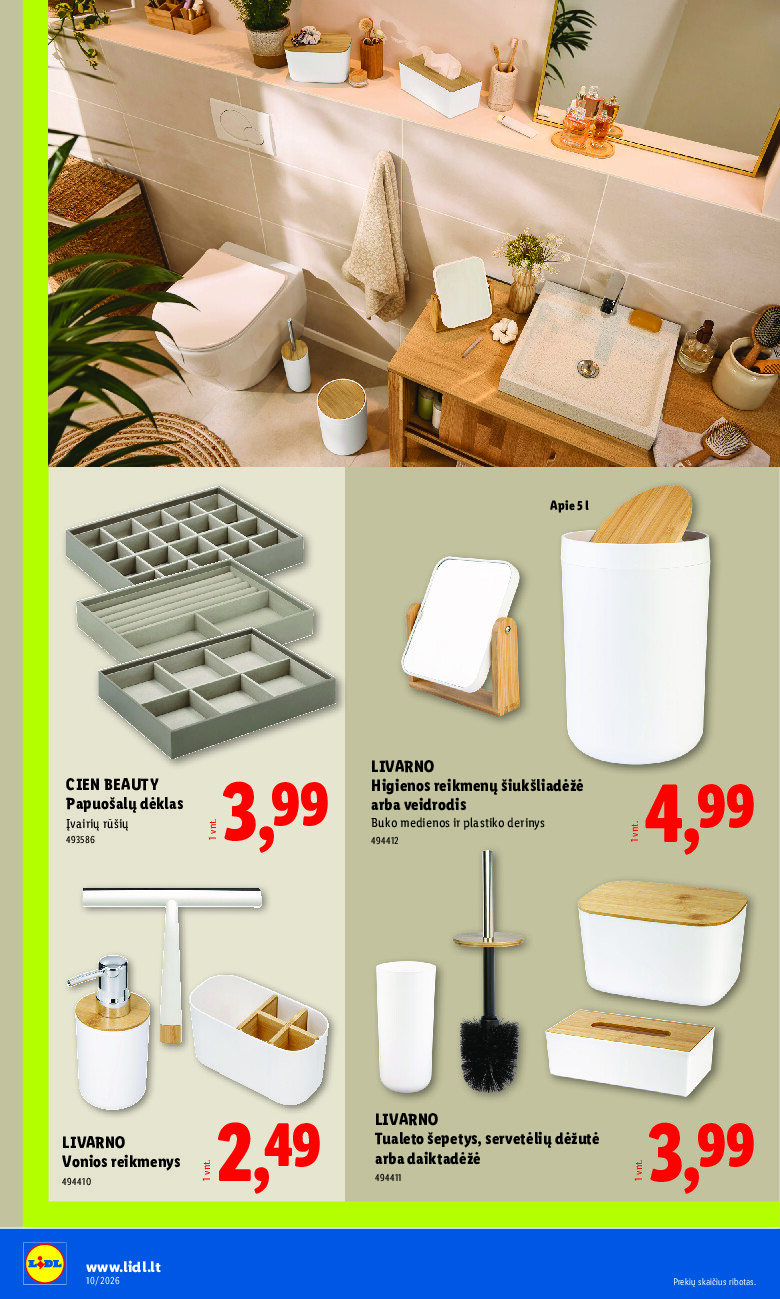 lidl - NE MAISTO PREKIŲ PASIŪLYMAI (2026-03-02 - 2026-03-08) - page: 24