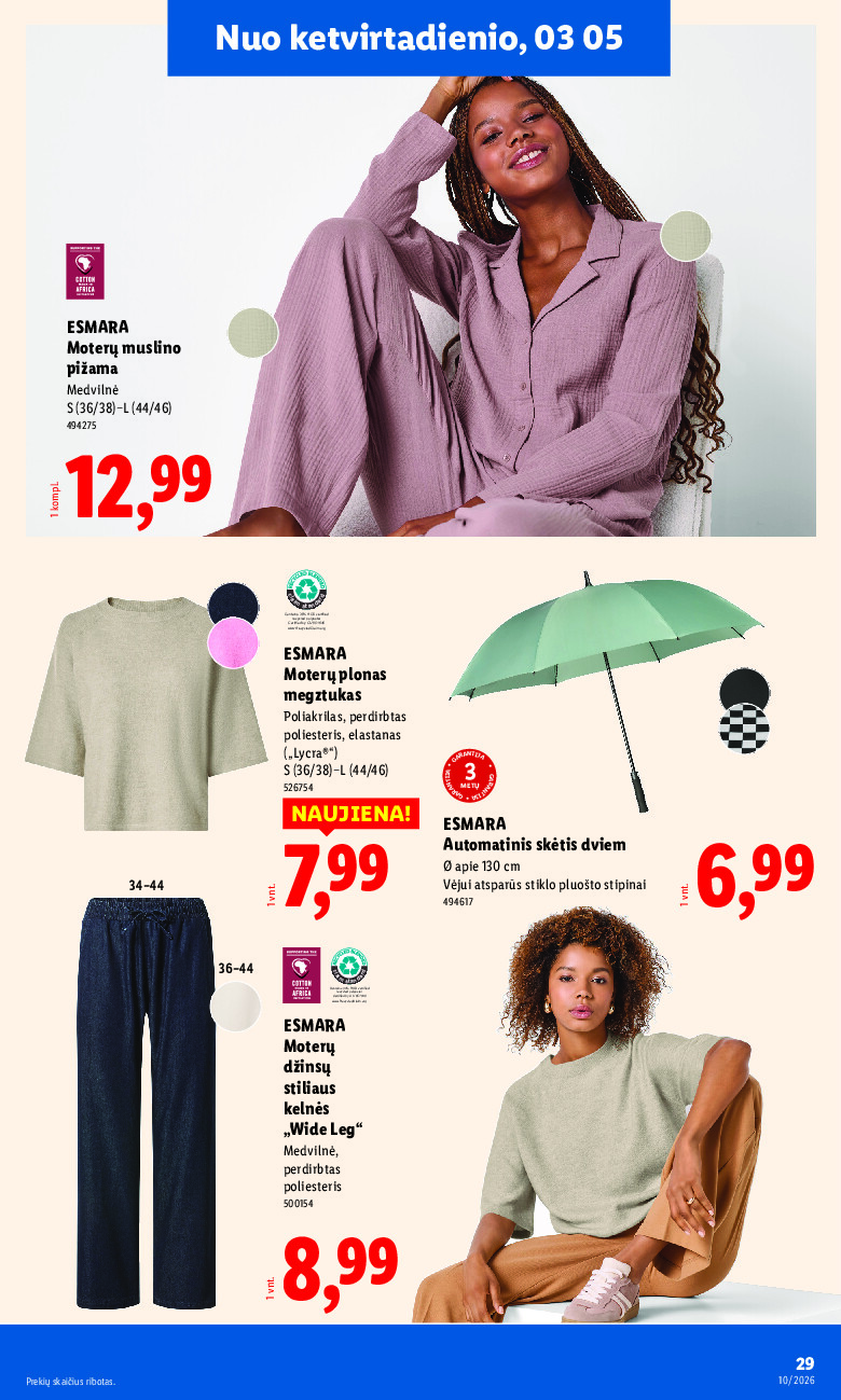 lidl - NE MAISTO PREKIŲ PASIŪLYMAI (2026-03-02 - 2026-03-08) - page: 29