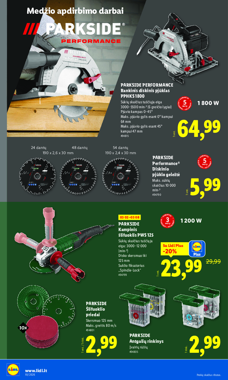 lidl - NE MAISTO PREKIŲ PASIŪLYMAI (2026-03-02 - 2026-03-08) - page: 8