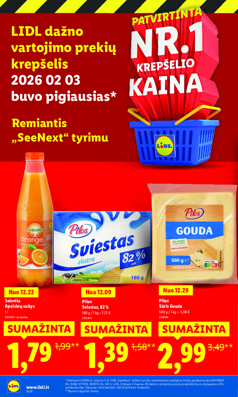 lidl - Ne akcija, o nauja kaina (2026-01-05 - 2026-03-09) - page: 12