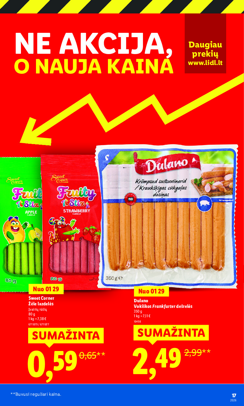 lidl - Ne akcija, o nauja kaina (2026-01-05 - 2026-03-09) - page: 17