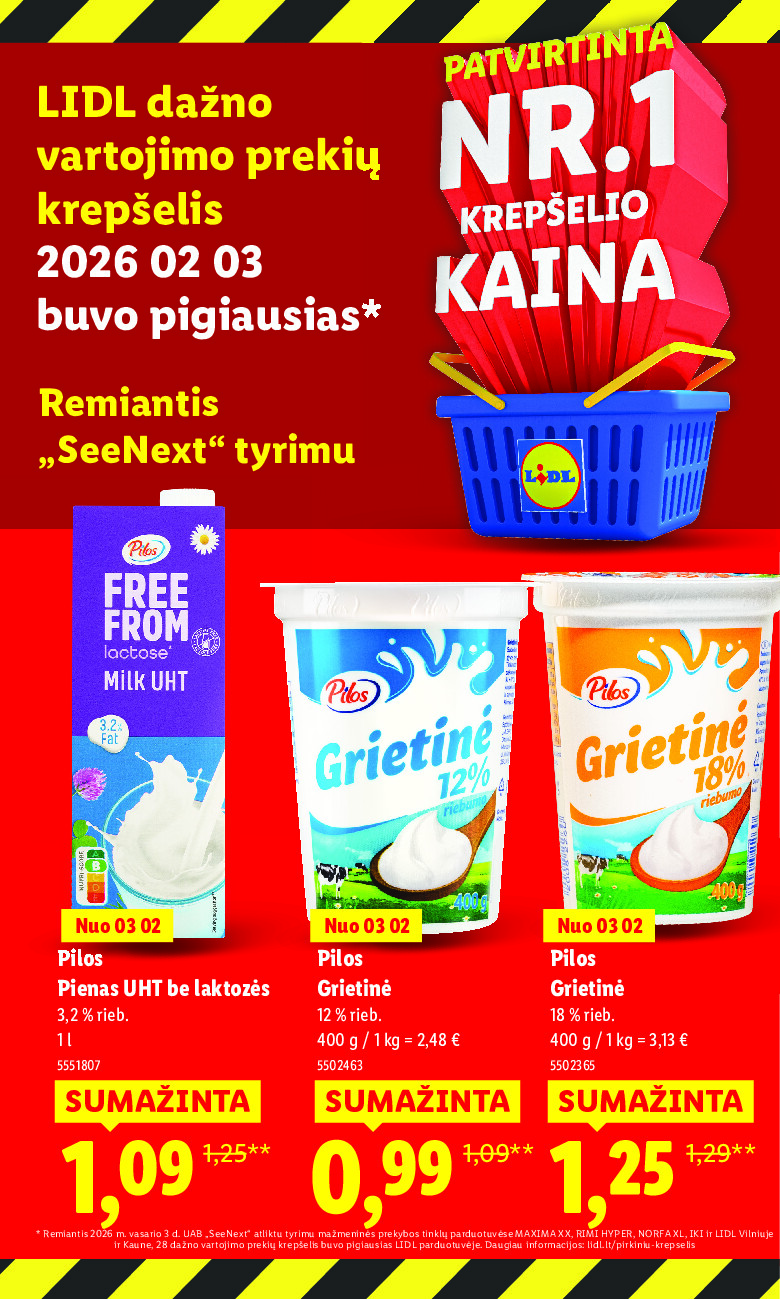 lidl - Ne akcija, o nauja kaina (2026-01-05 - 2026-03-09) - page: 6