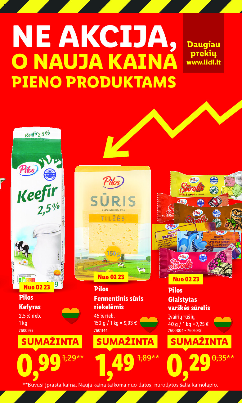 lidl - Ne akcija, o nauja kaina (2026-01-05 - 2026-03-09) - page: 7