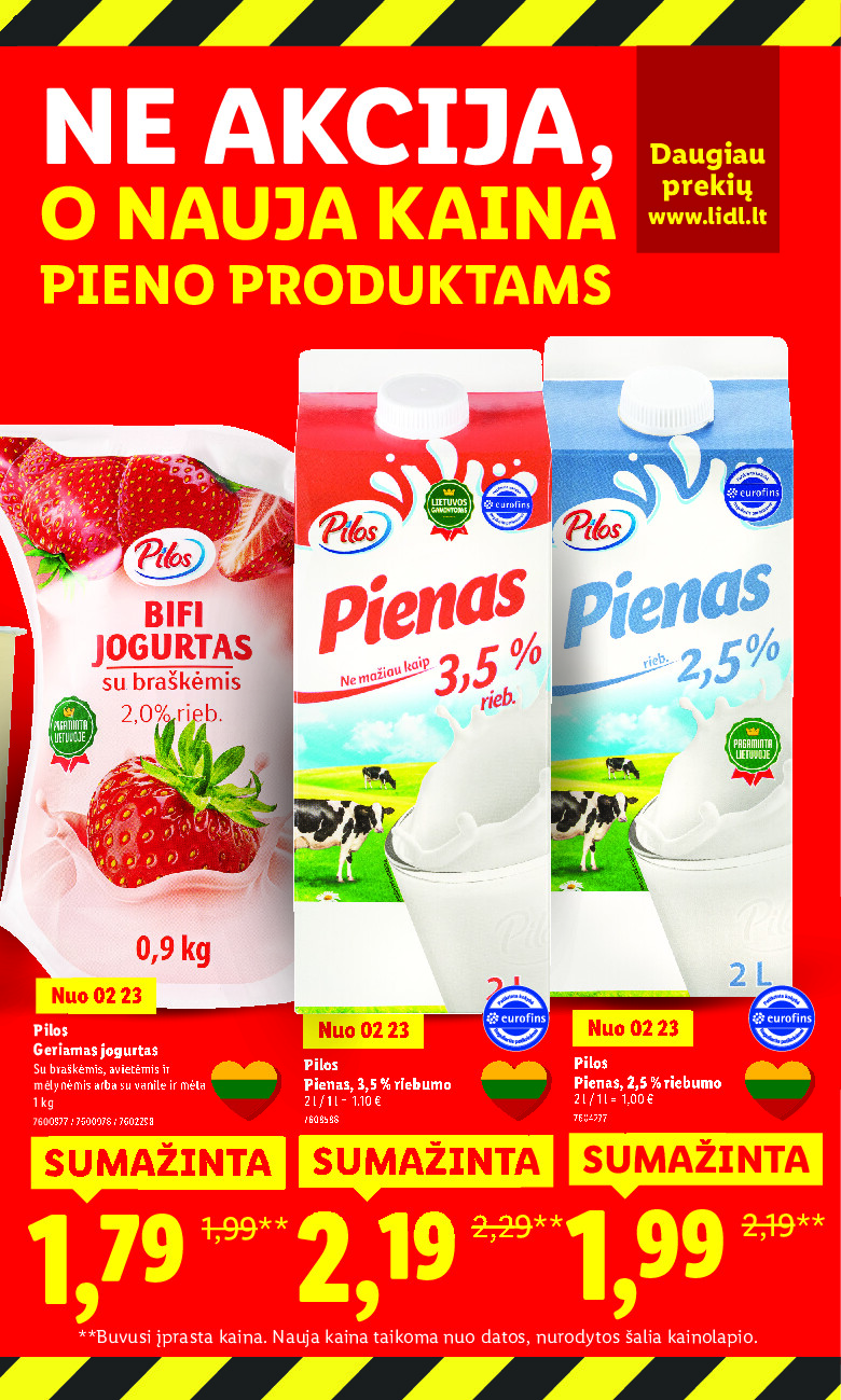 lidl - Ne akcija, o nauja kaina (2026-01-05 - 2026-03-09) - page: 9