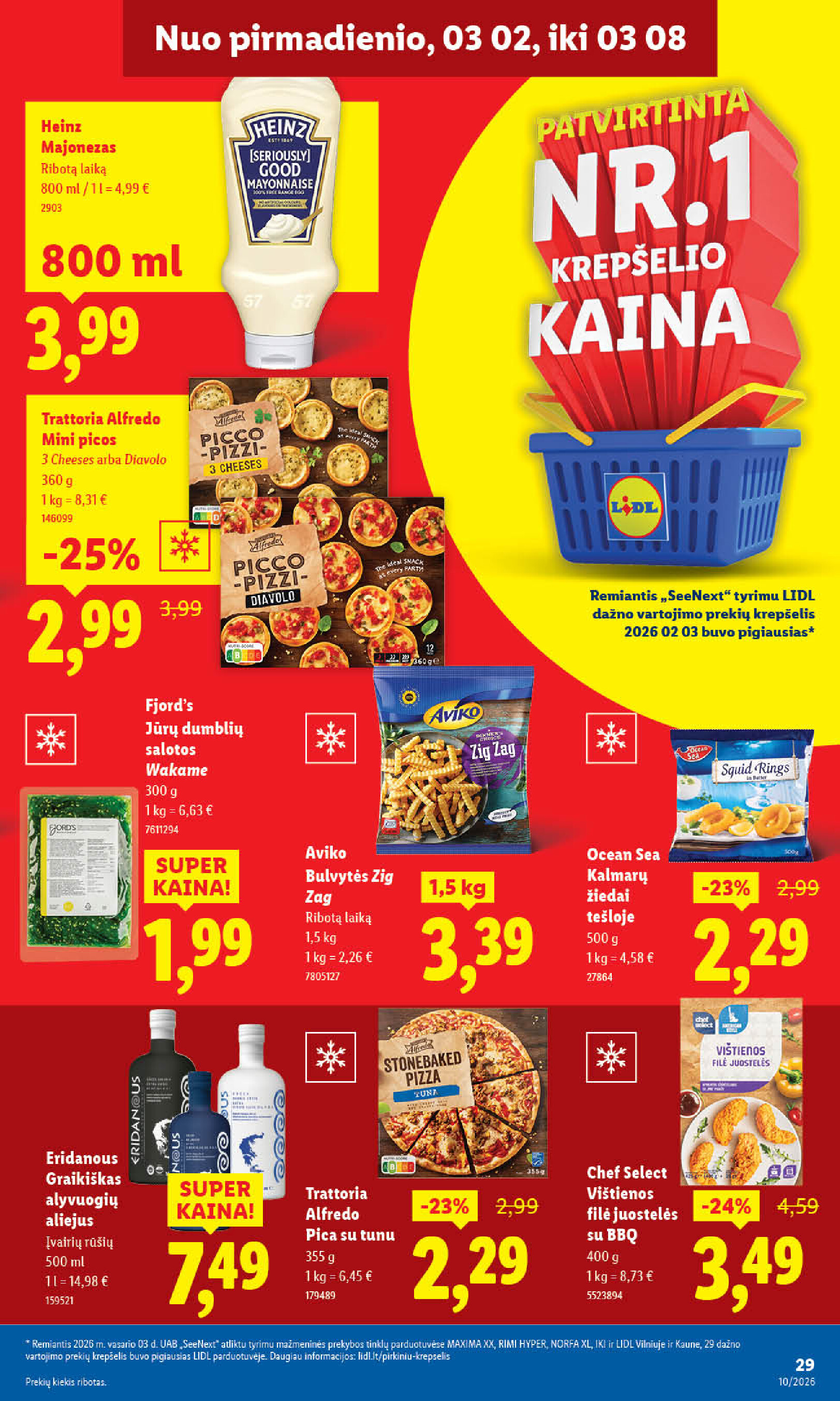 lidl - MAISTO PREKIŲ PASIŪLYMAI (2026-03-02 - 2026-03-08) - page: 29