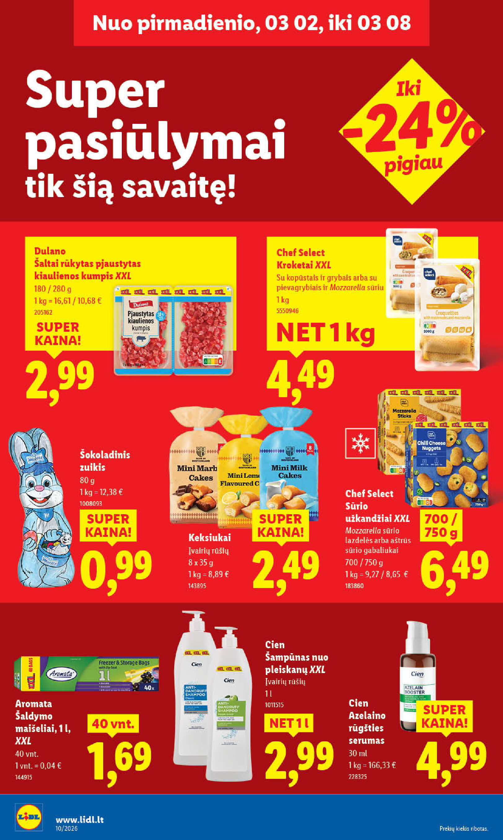 lidl - MAISTO PREKIŲ PASIŪLYMAI (2026-03-02 - 2026-03-08) - page: 28