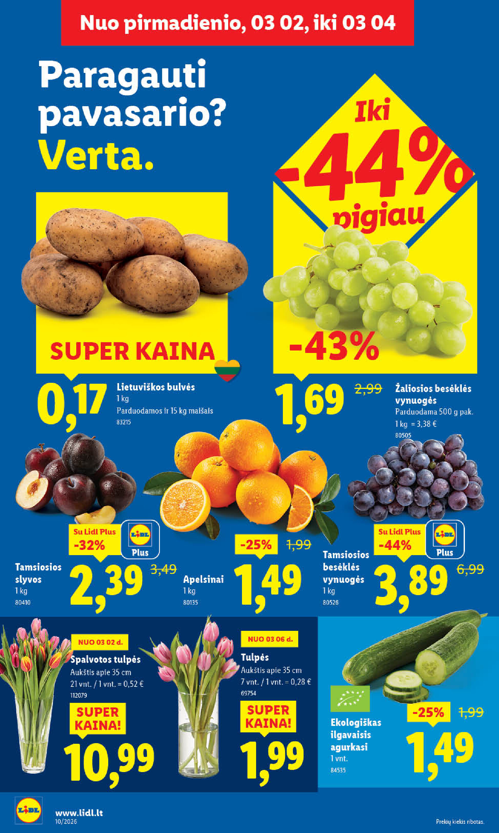 lidl - MAISTO PREKIŲ PASIŪLYMAI (2026-03-02 - 2026-03-08) - page: 4