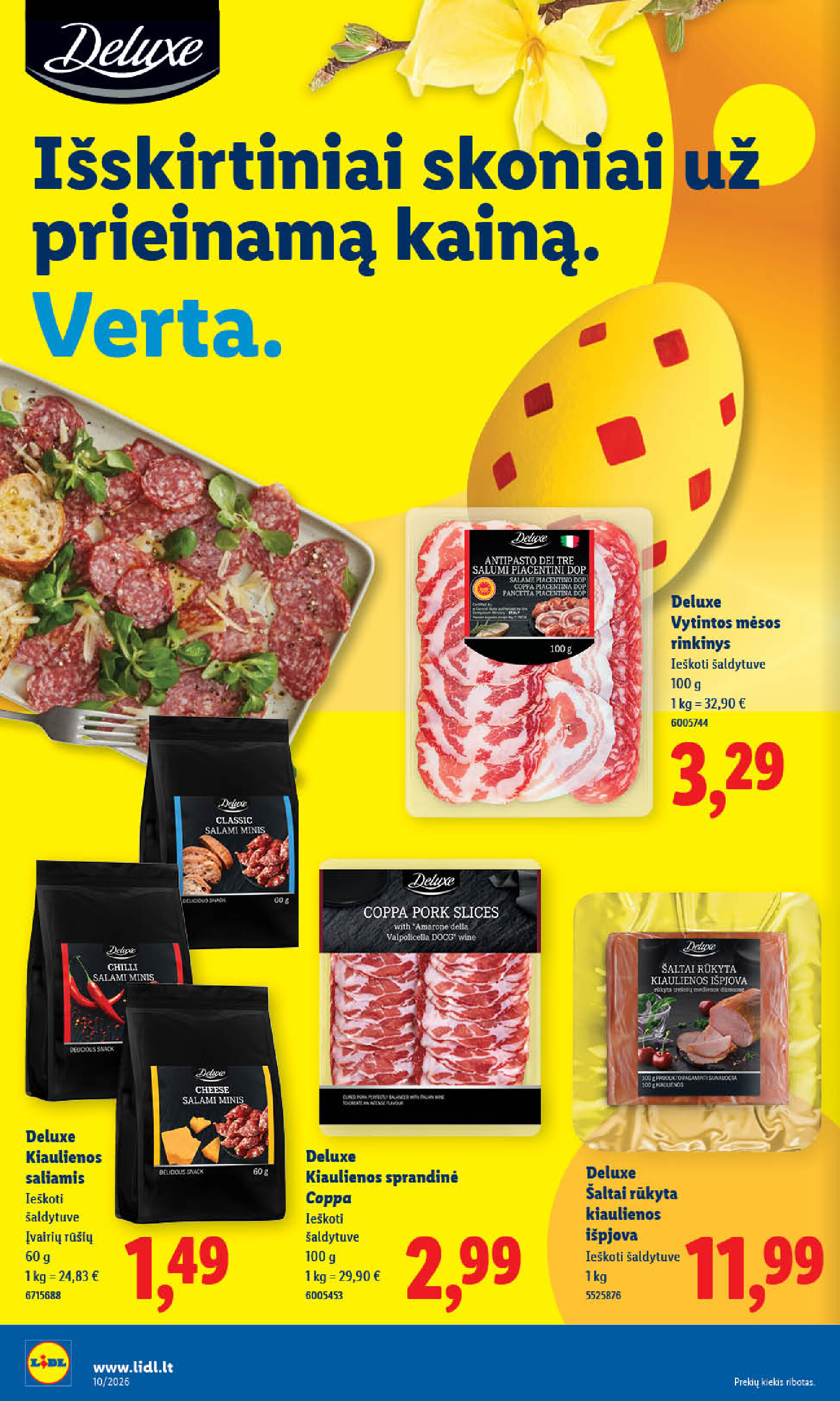 lidl - MAISTO PREKIŲ PASIŪLYMAI (2026-03-02 - 2026-03-08) - page: 14