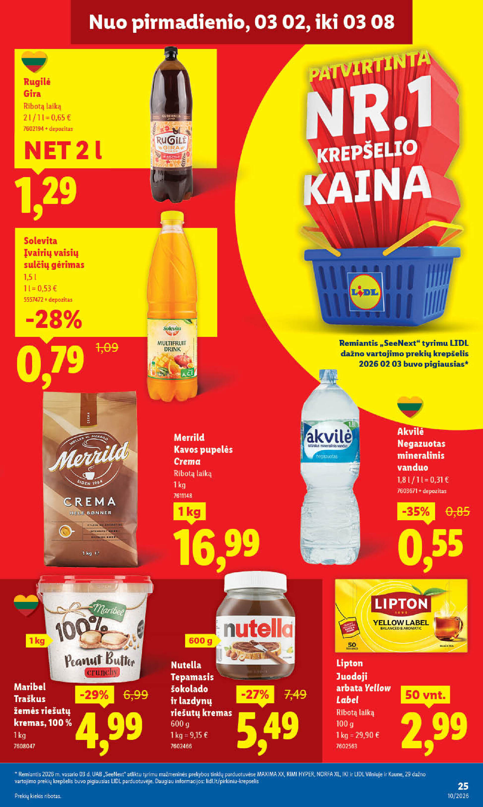 lidl - MAISTO PREKIŲ PASIŪLYMAI (2026-03-02 - 2026-03-08) - page: 27