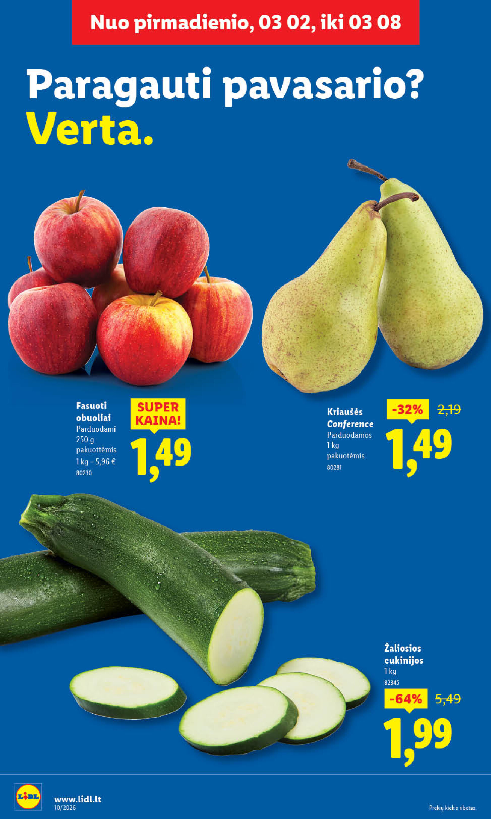 lidl - MAISTO PREKIŲ PASIŪLYMAI (2026-03-02 - 2026-03-08) - page: 6