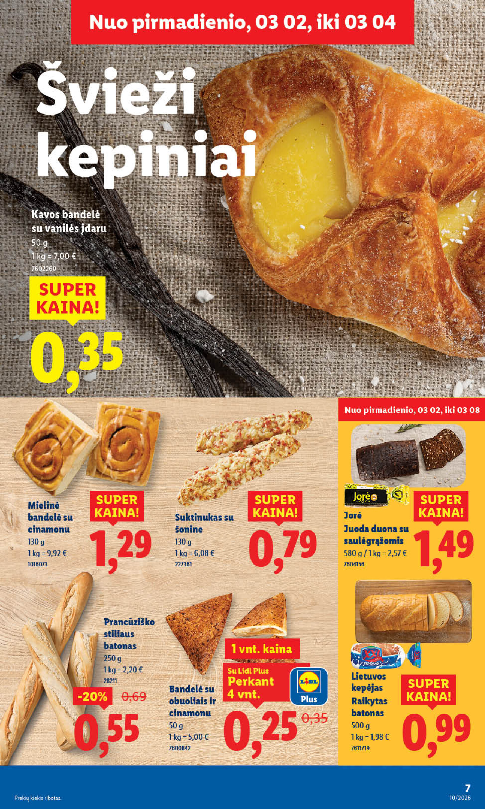 lidl - MAISTO PREKIŲ PASIŪLYMAI (2026-03-02 - 2026-03-08) - page: 9
