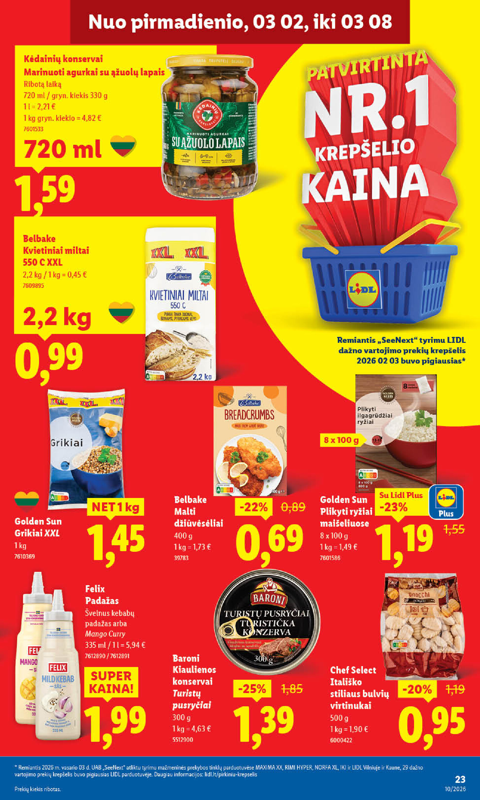 lidl - MAISTO PREKIŲ PASIŪLYMAI (2026-03-02 - 2026-03-08) - page: 25