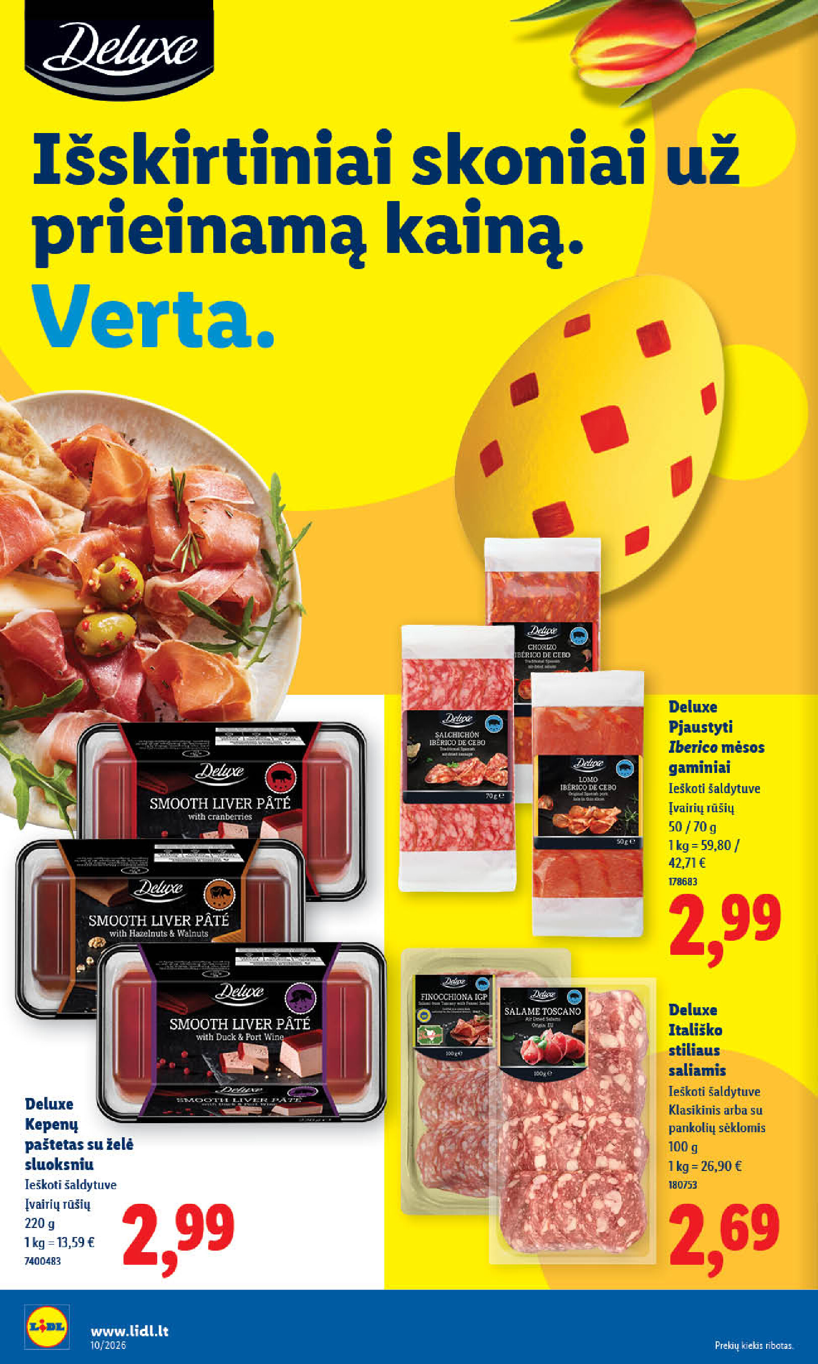 lidl - MAISTO PREKIŲ PASIŪLYMAI (2026-03-02 - 2026-03-08) - page: 14